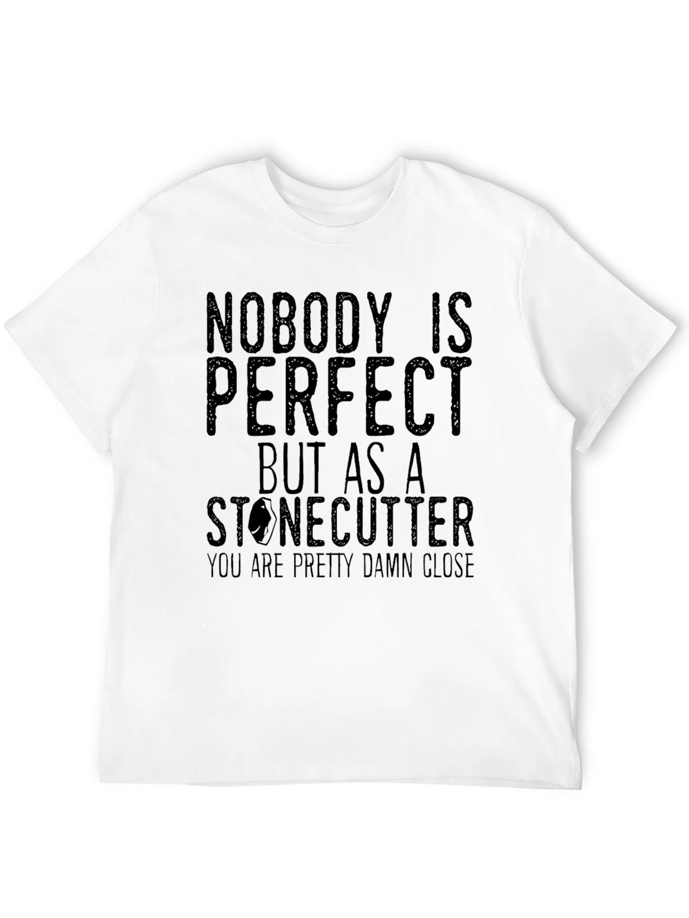 Black Stonecutter Perfection Graphic Tee - Soft Cotton Blend view 12