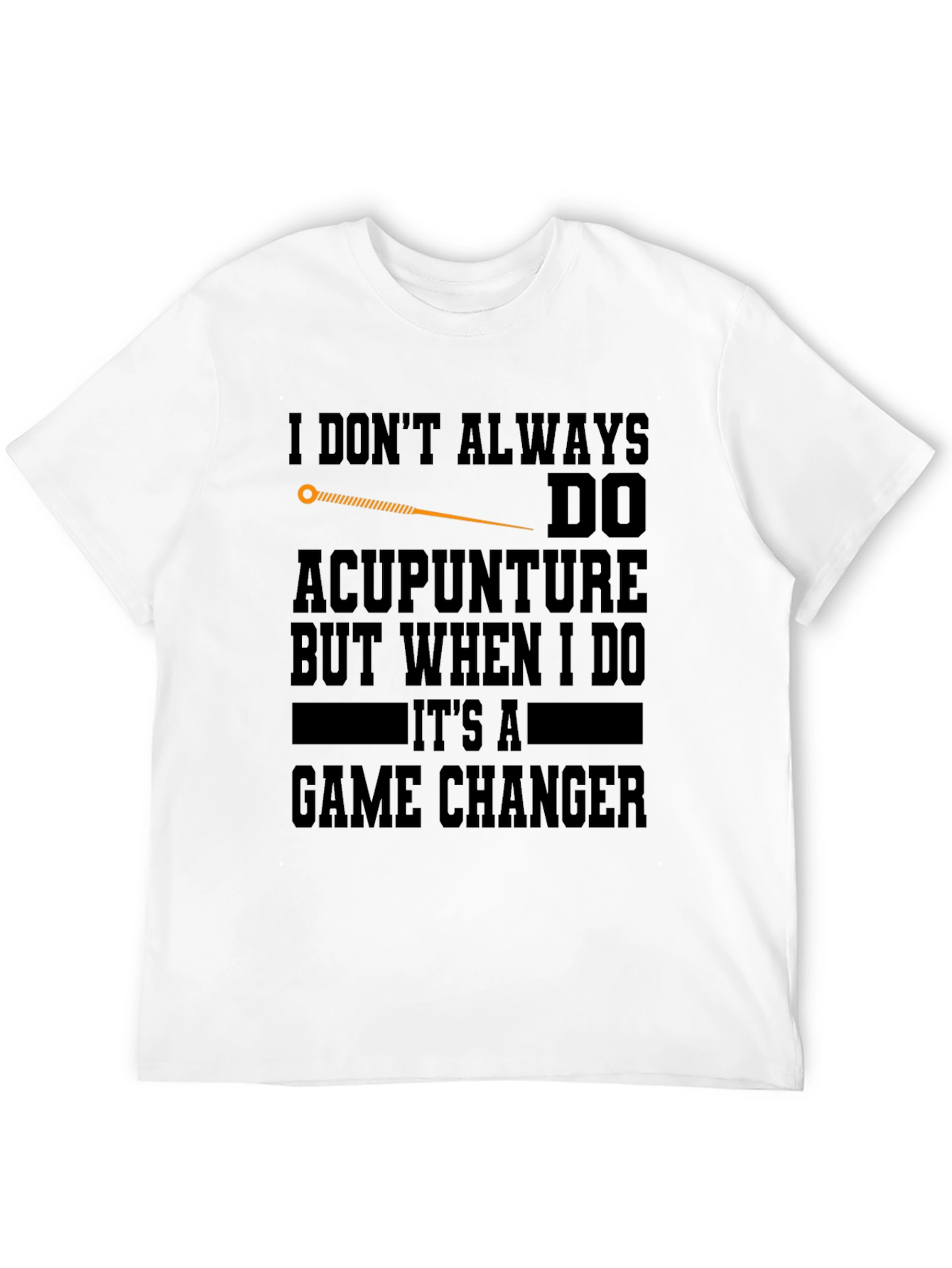 Black Acupuncture Game Changer Black T-Shirt view 12