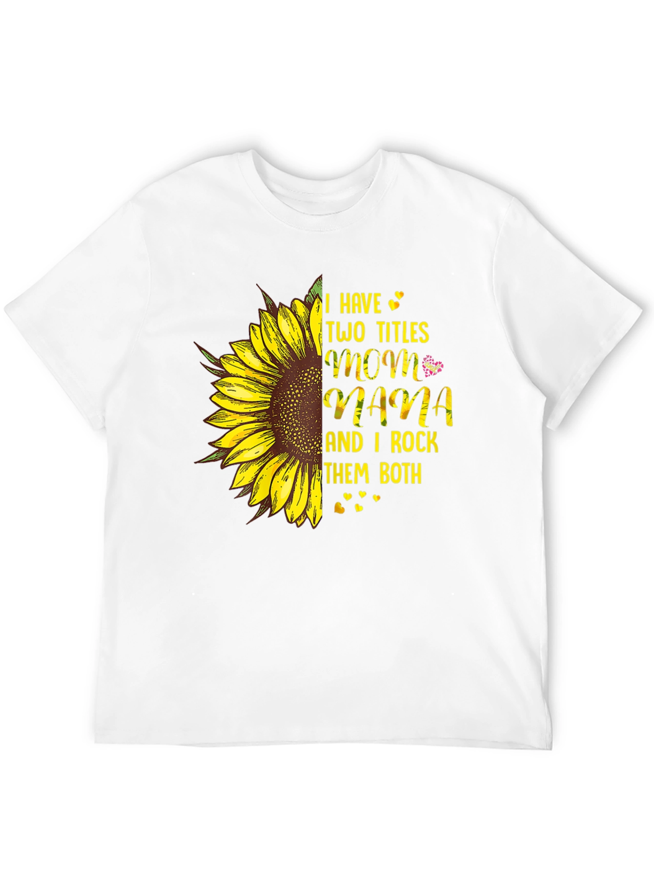 Mom & Mama Sunflower Graphic T-Shirt - 12