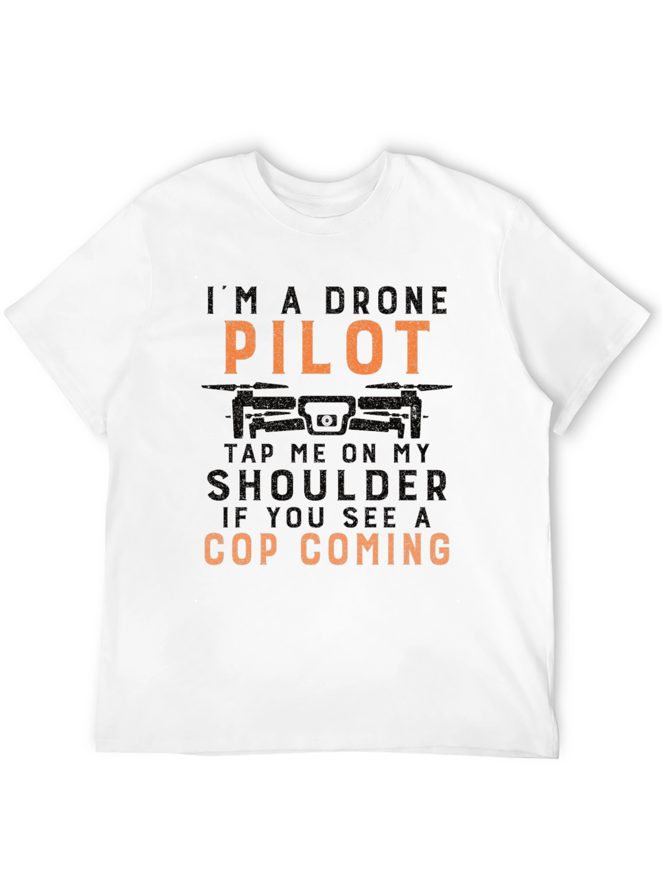 Black Drone Pilot T-Shirt - Funny Design for Drone Enthusiasts view 12