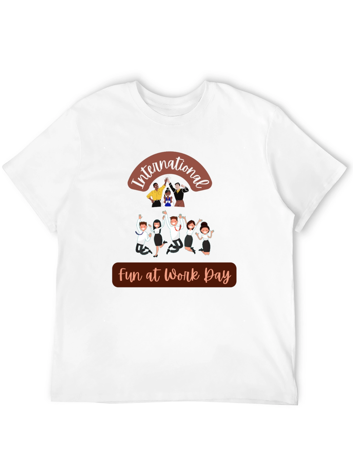 Black International Fun at Work Day Graphic Tee view 12