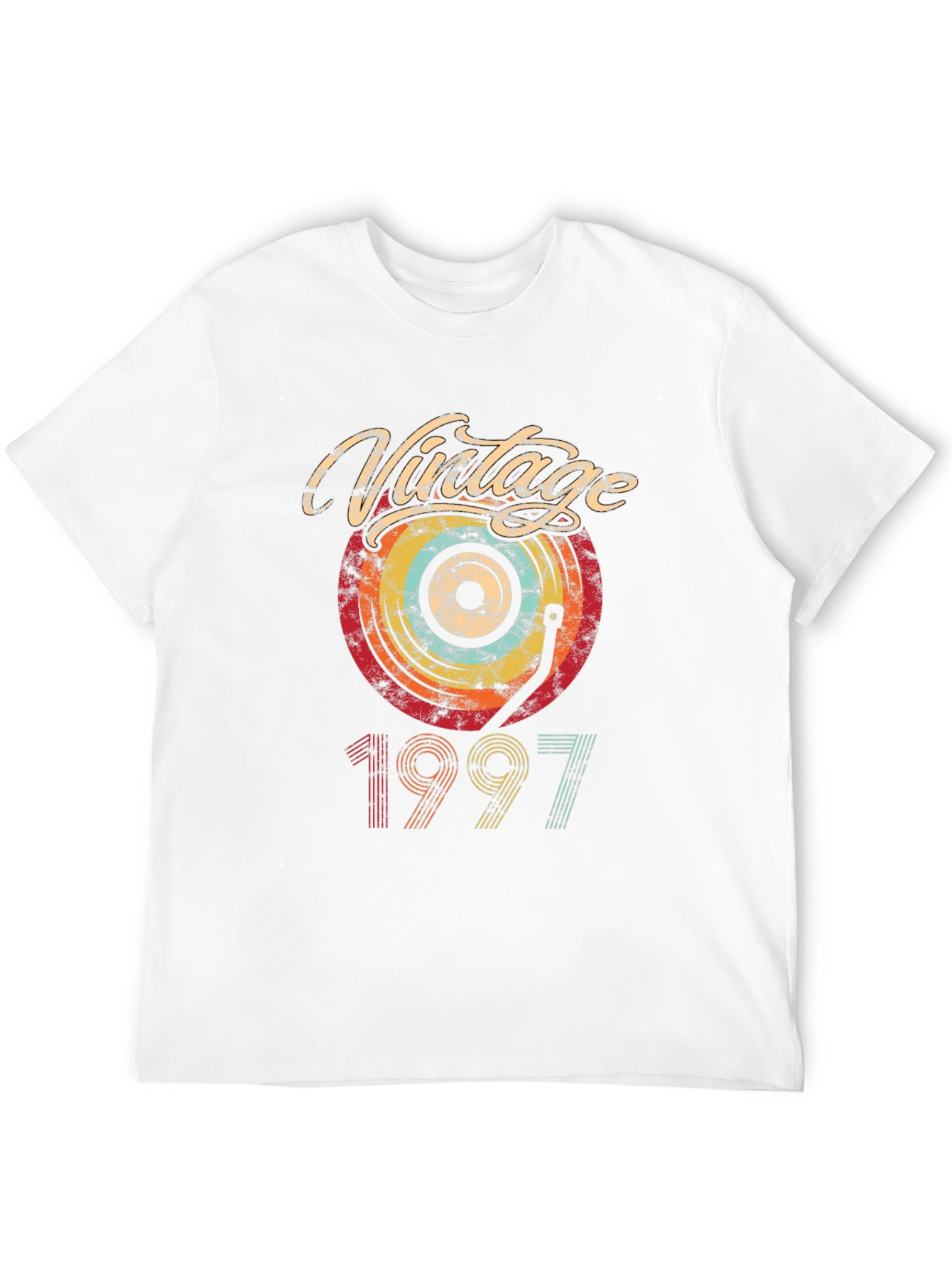 Black Vintage 1997 Record T-Shirt view 12