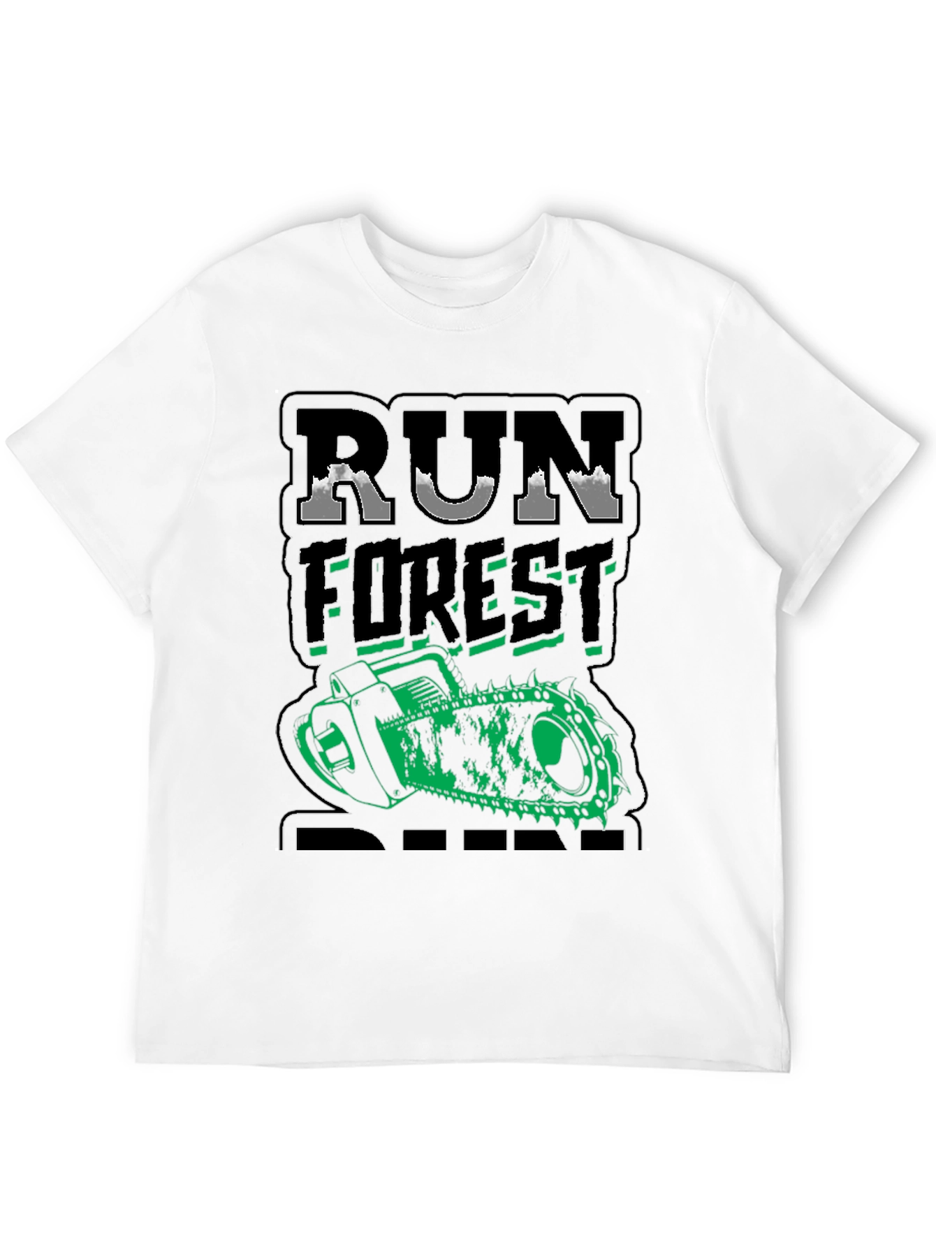 Black Run Forest Run Graphic Tee view 12