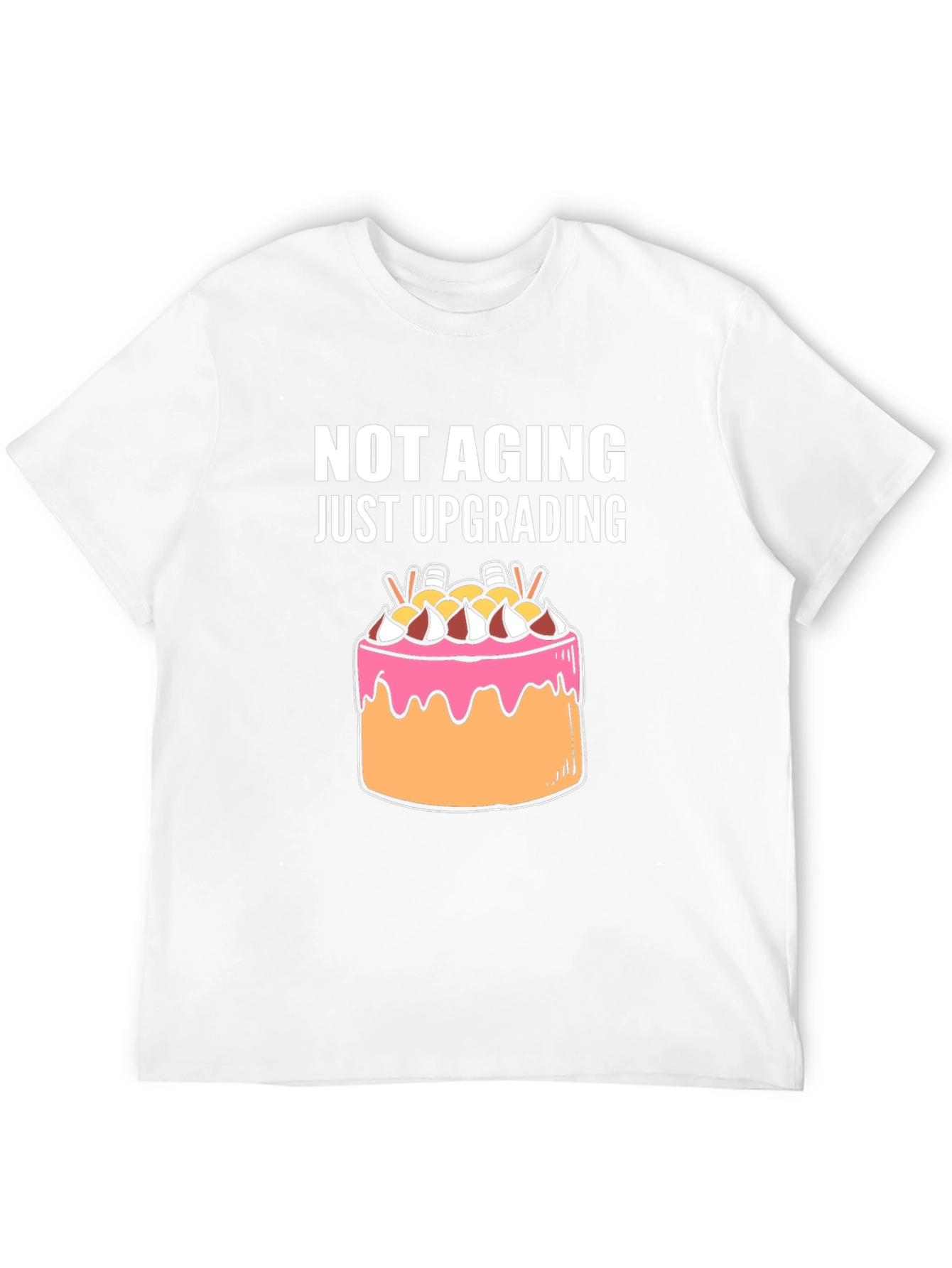 Black Not Aging Upgrading Graphic Tee view 12