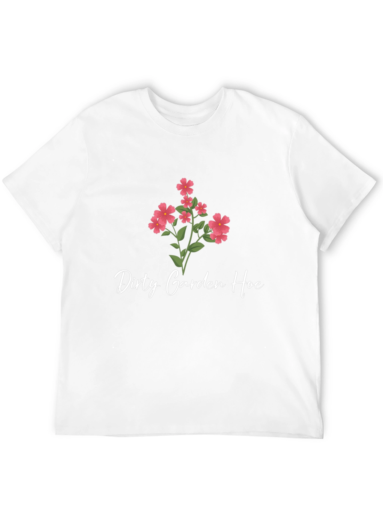 Black Dirty Garden Hoe Tee - Funny Floral Gardening T-Shirt view 12