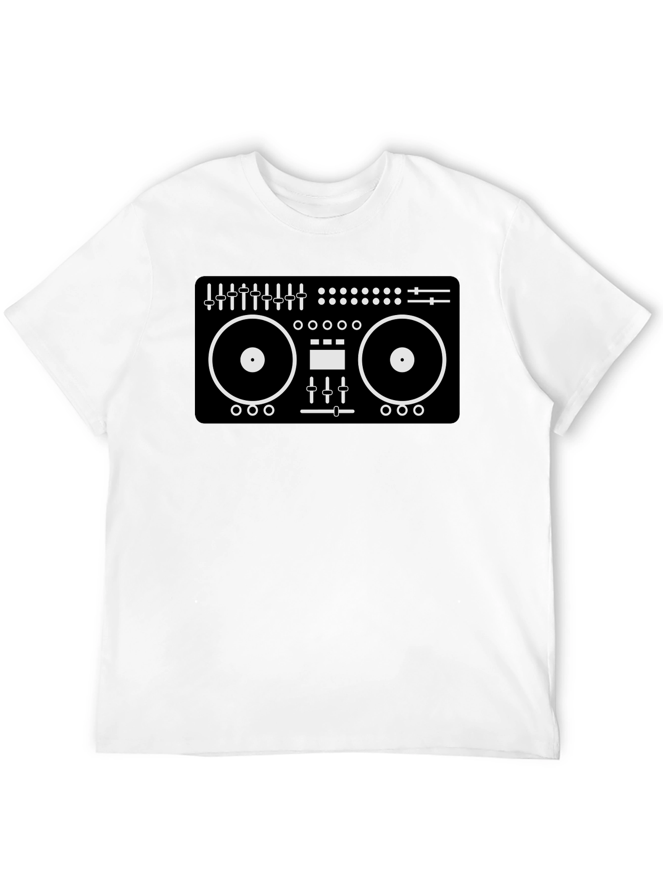 Black DJ Mixer Graphic Tee - Black view 12