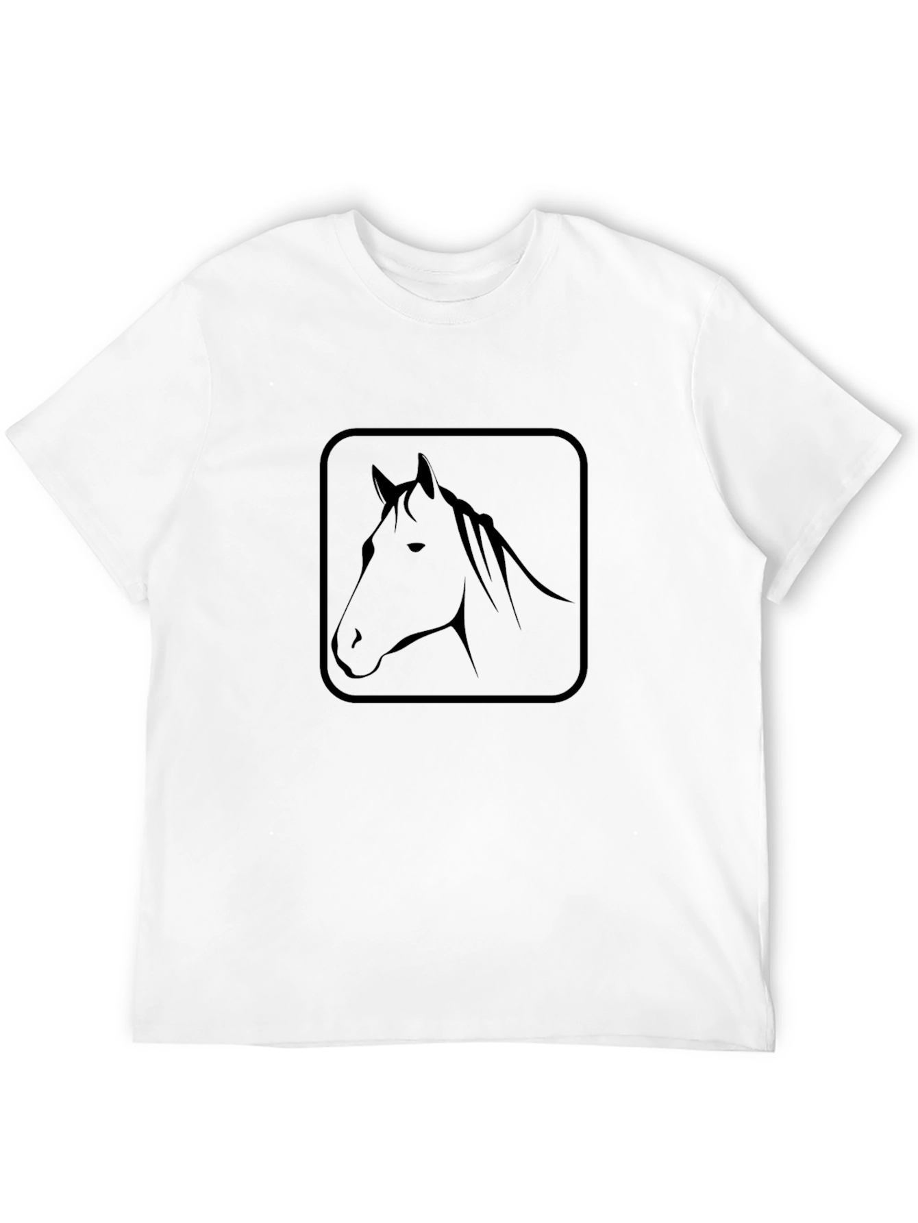 Black Black Horse Graphic Tee - Stylish & Comfortable view 12