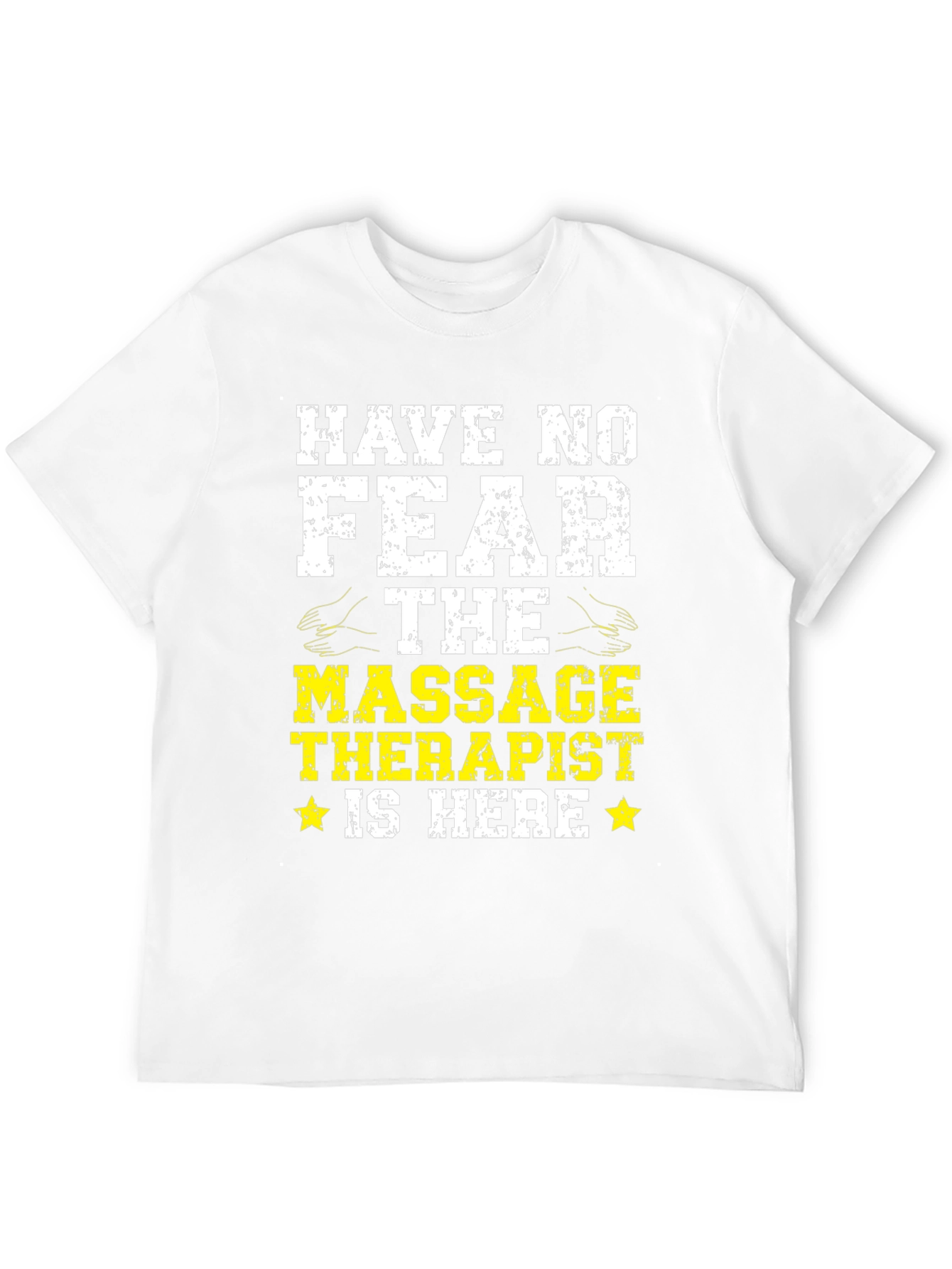 Black Have No Fear Massage Therapist Black T-Shirt view 12