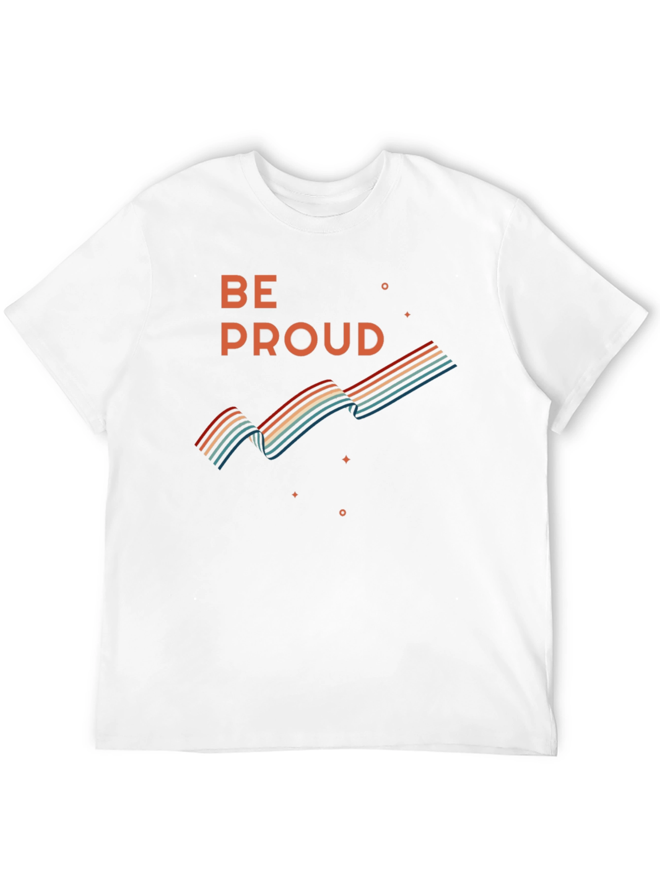 Black Be Proud Retro Graphic Tee view 12