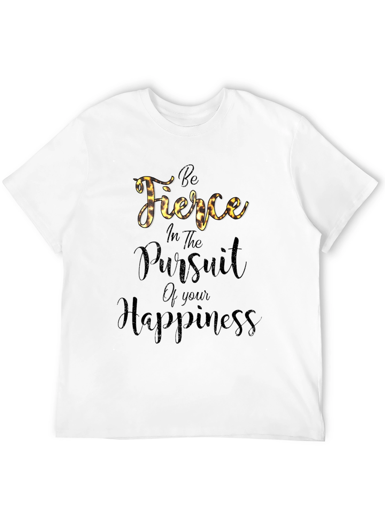 Black Be Fierce Black Graphic Tee view 12