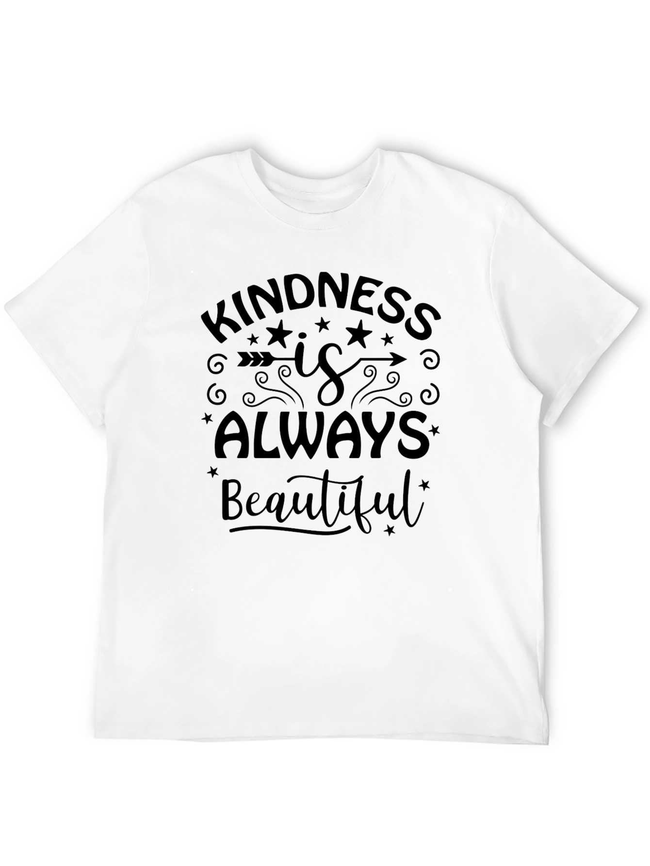 Black Kindness is Always Beautiful Graphic Tee view 12