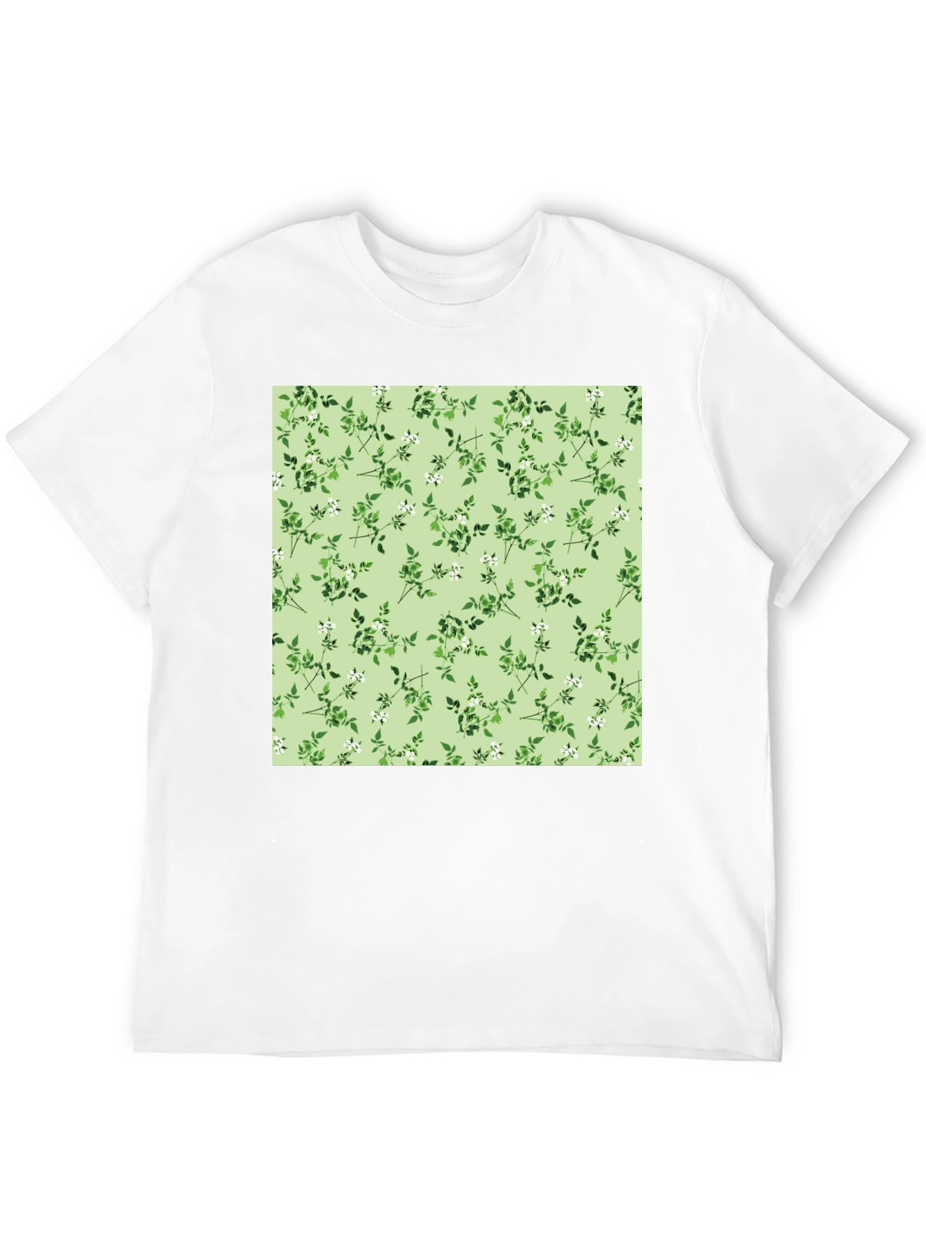 Black Floral Print Tee - Stylish & Comfortable view 12