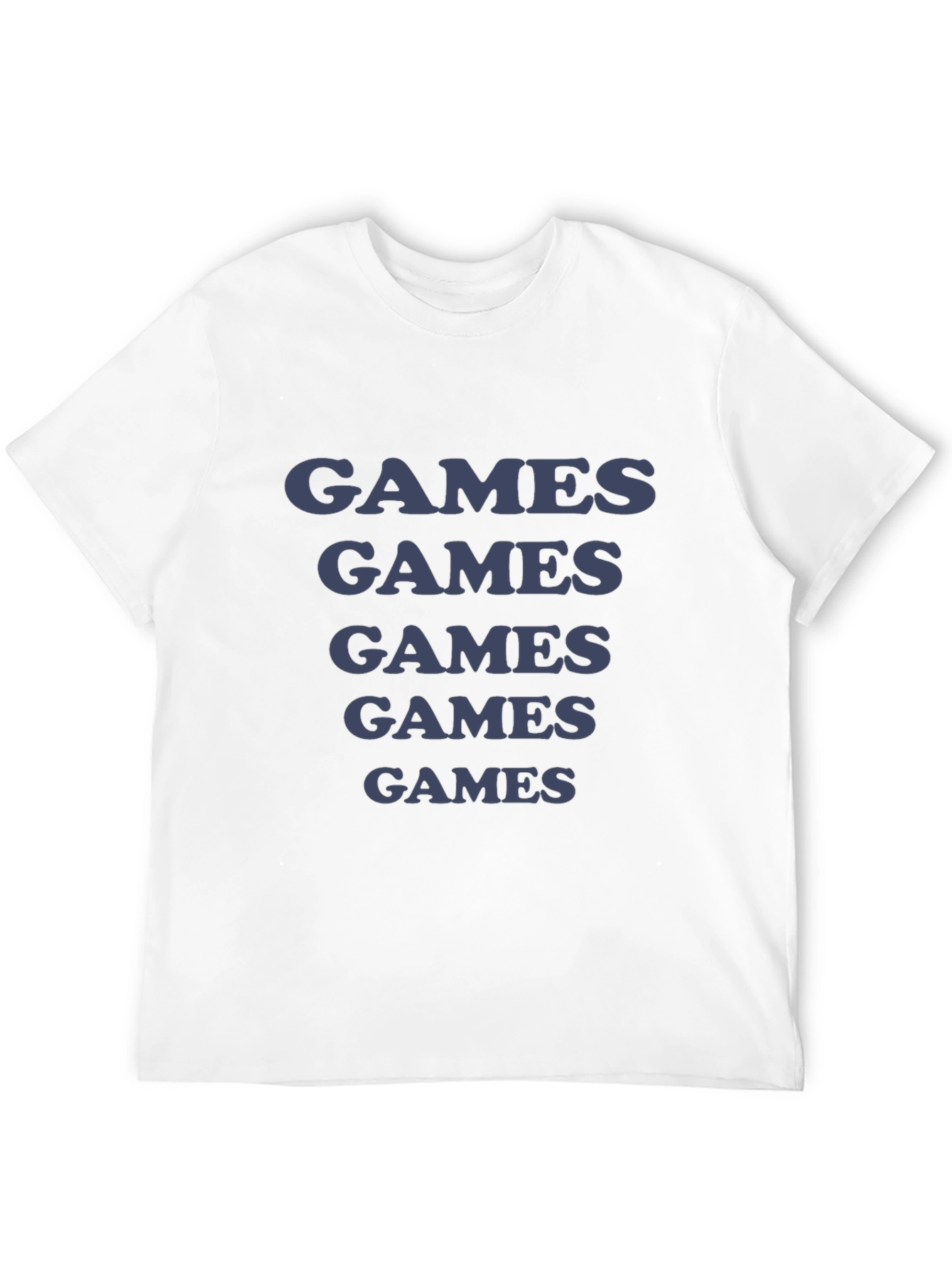 Black Games T-Shirt - Repeated Graphic Tee view 12