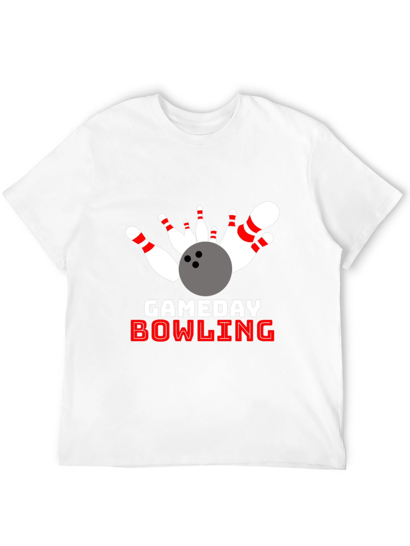 Black Gameday Bowling Graphic T-Shirt view 12