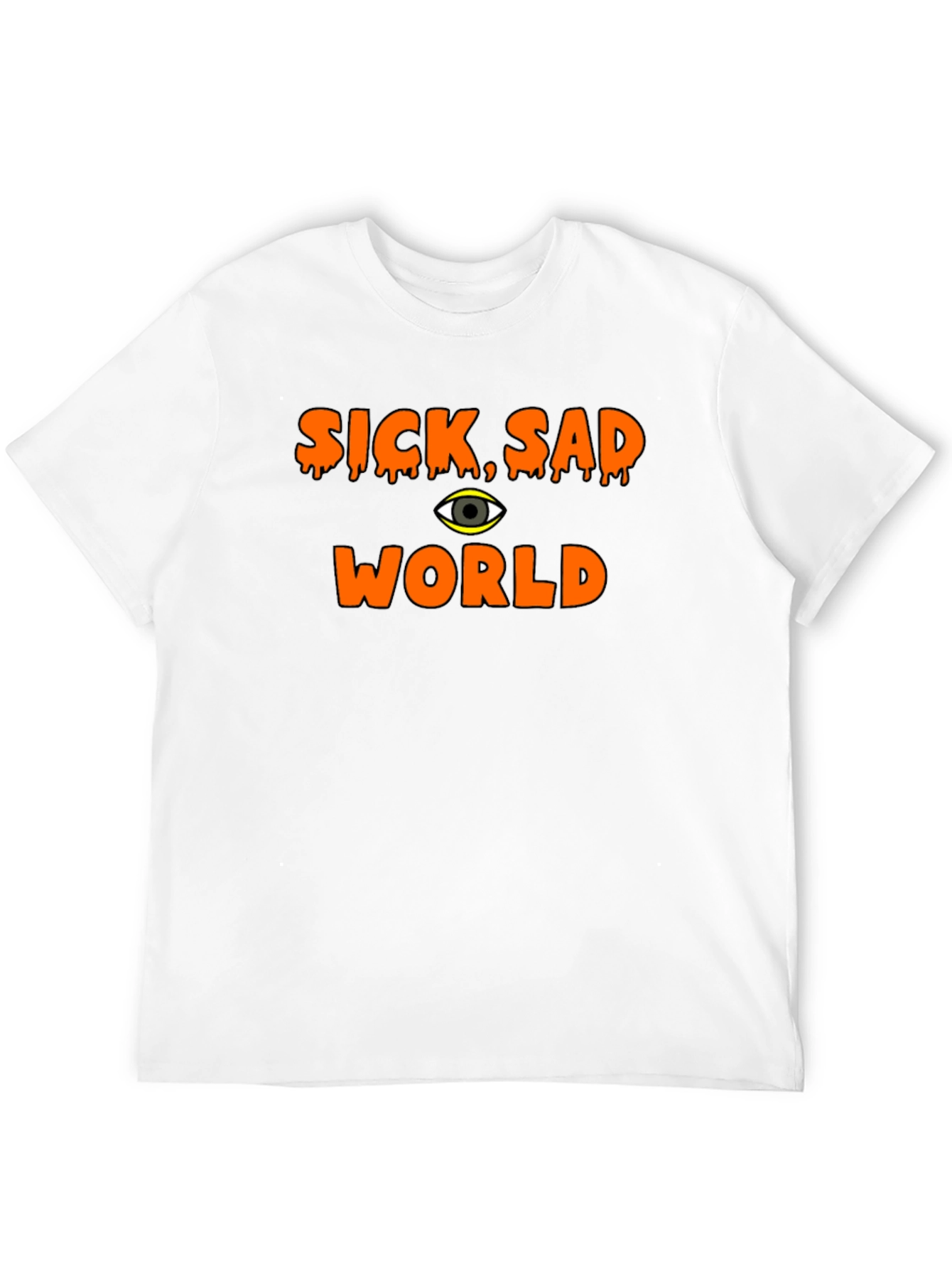 Black Sick Sad World Graphic T-Shirt - Black view 12