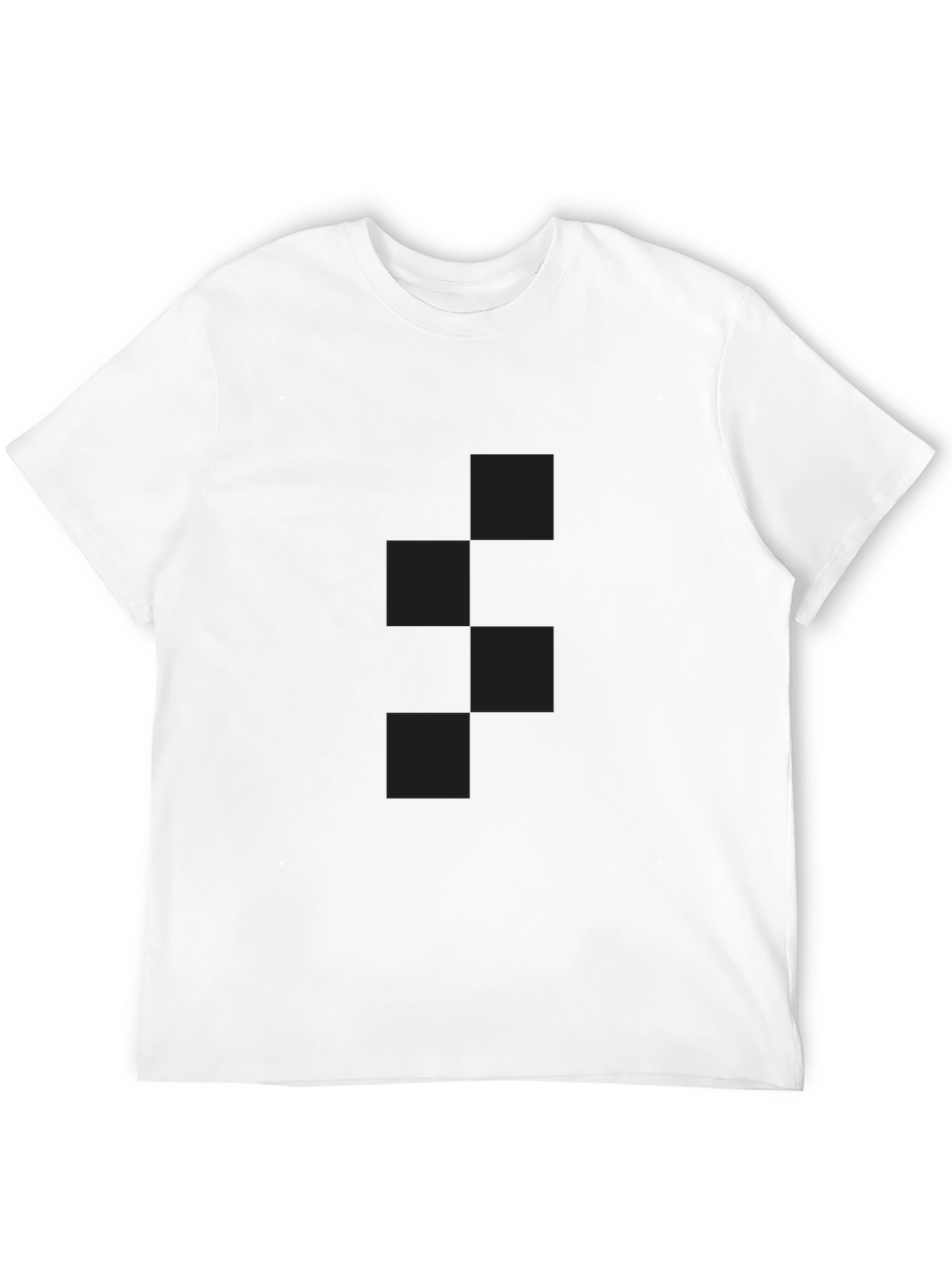 Black Men's Solid Black Crew Neck T-Shirt view 12