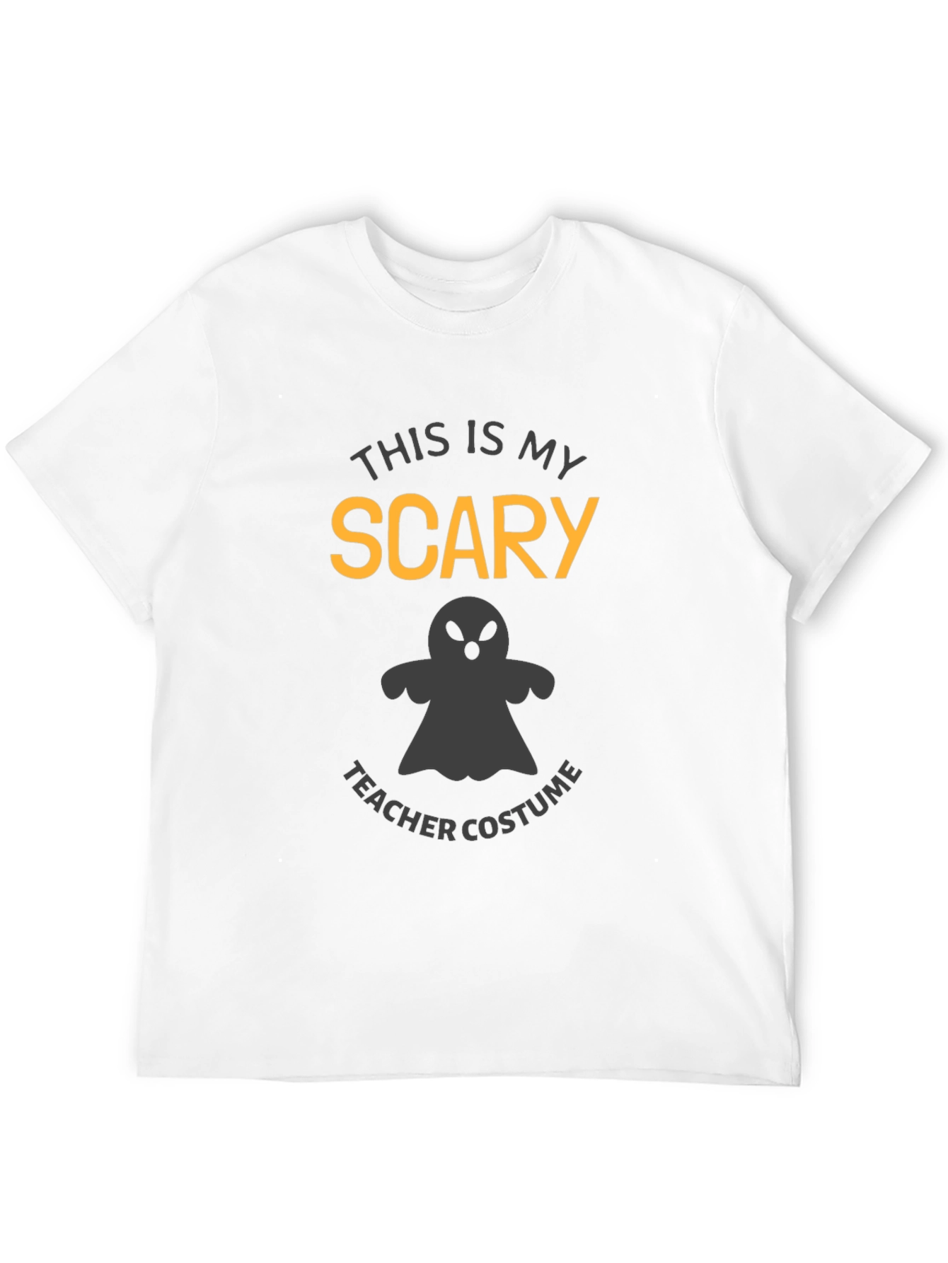 Black Scary Teacher Costume T-Shirt - Halloween Gift view 12