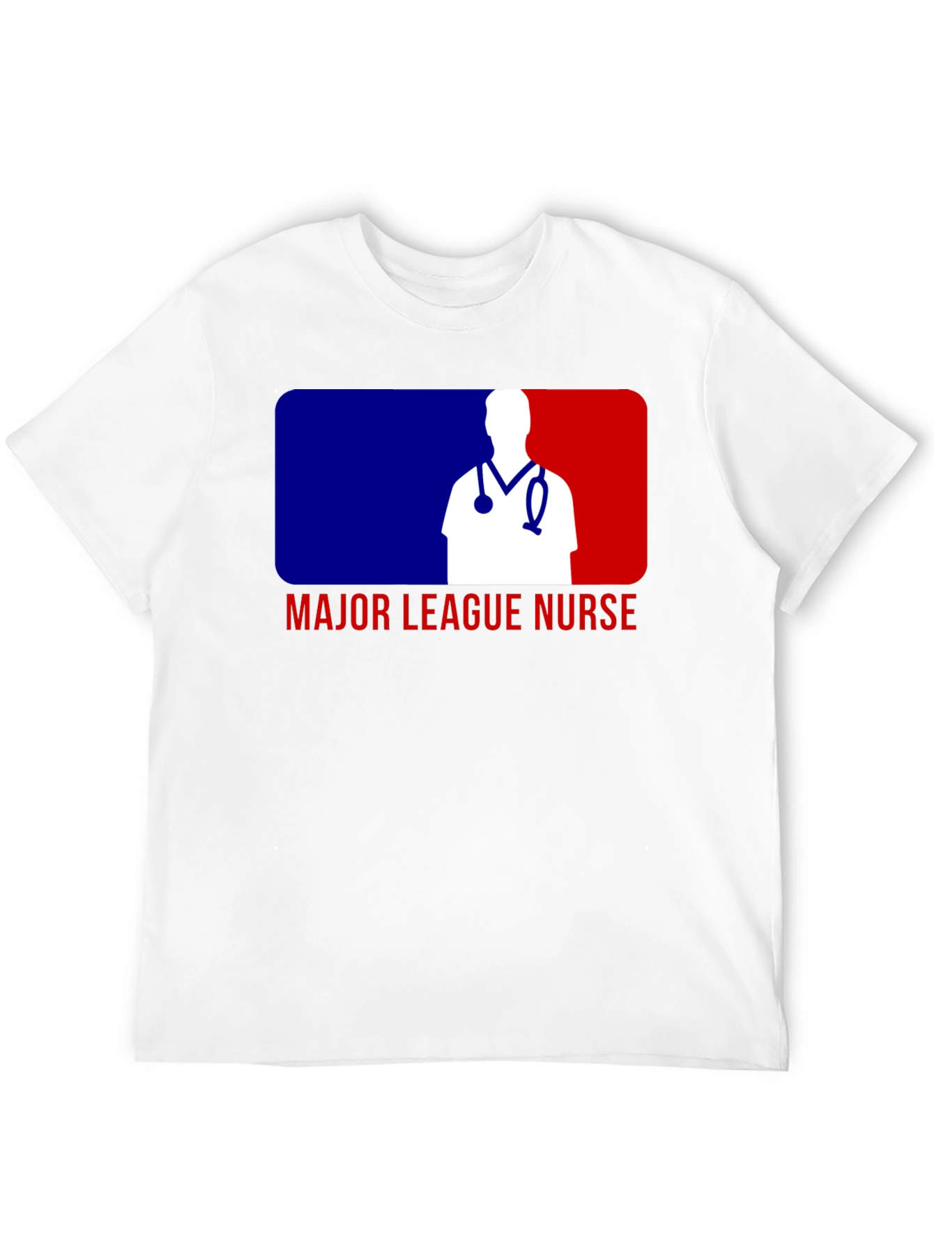 Black Major League Nurse T-Shirt - Baseball Inspired Design view 12