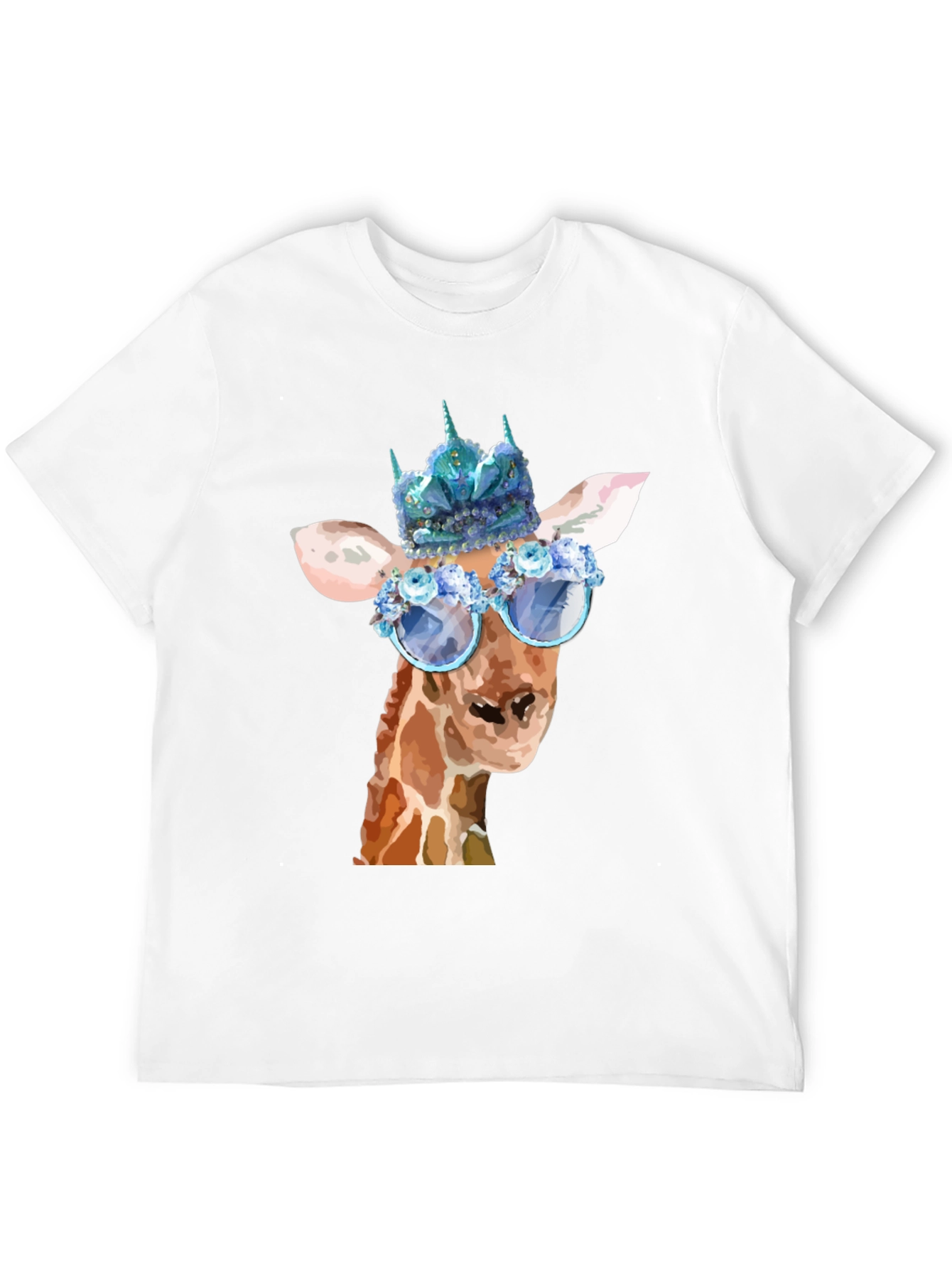 Black Giraffe Queen T-Shirt - Unique Animal Graphic Tee view 12