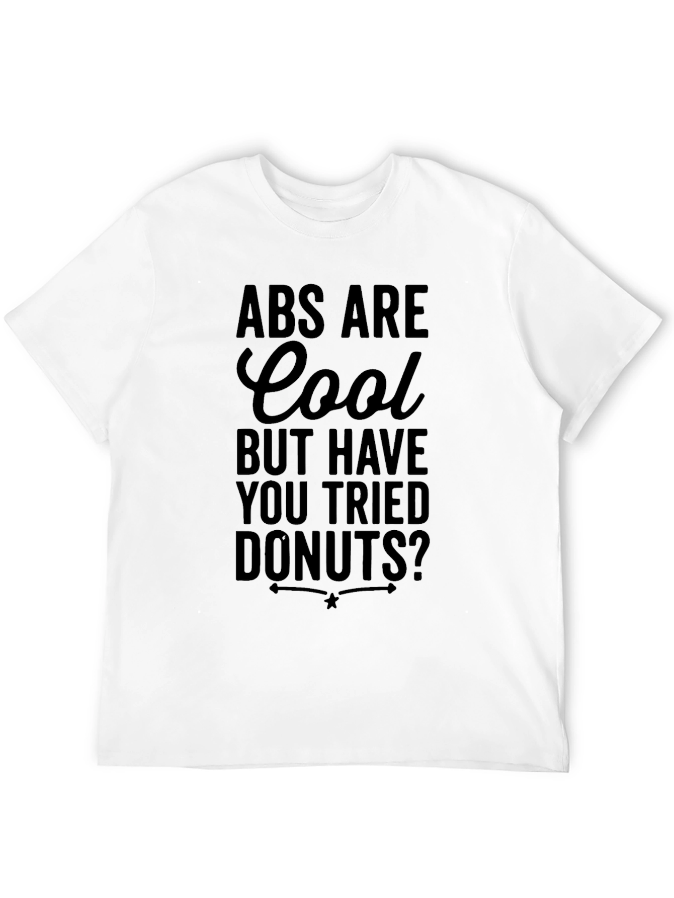 Black Abs Are Cool Donuts T-Shirt Funny Foodie Tee view 12