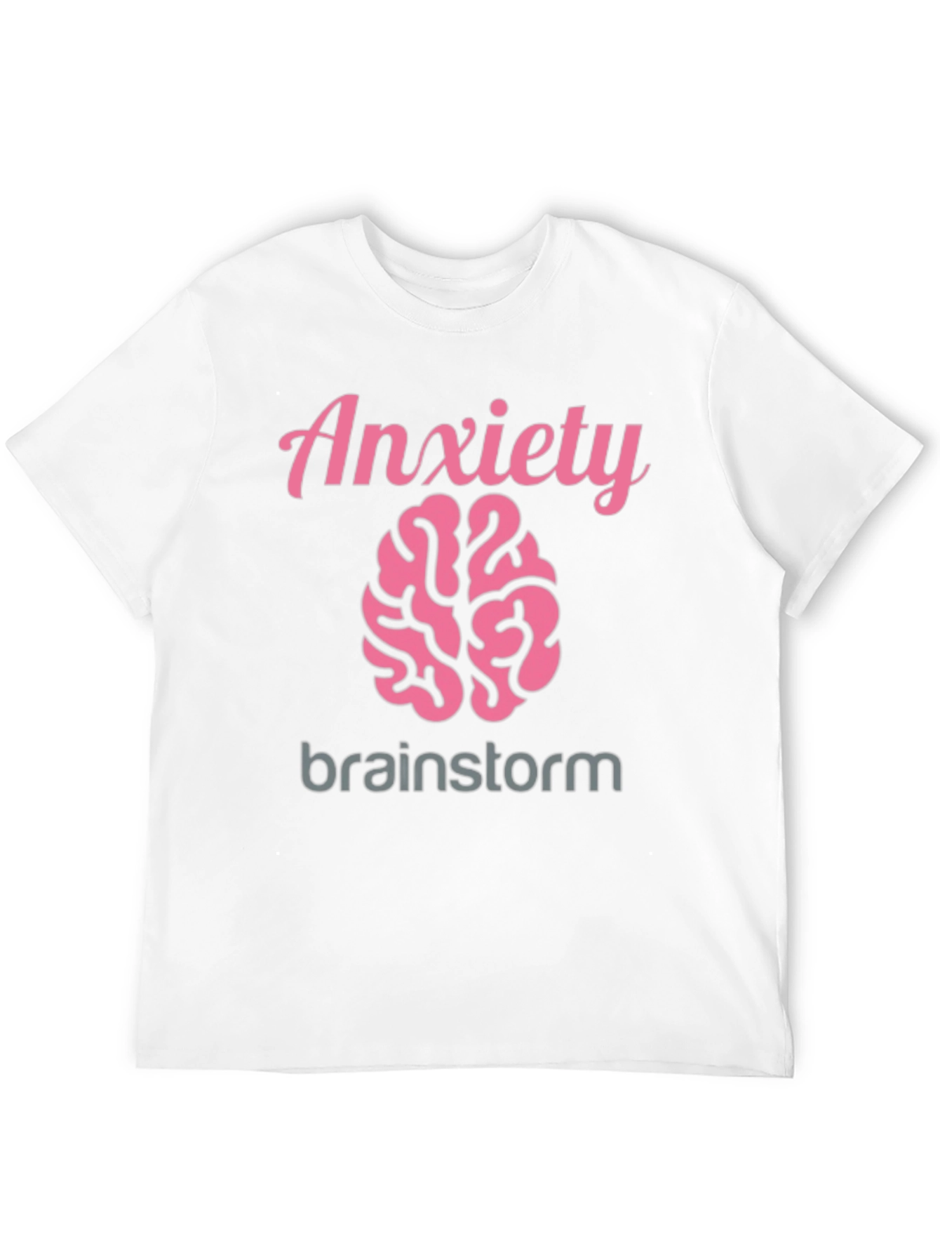 Black Anxiety Brainstorm T-Shirt - Mental Health Awareness view 12