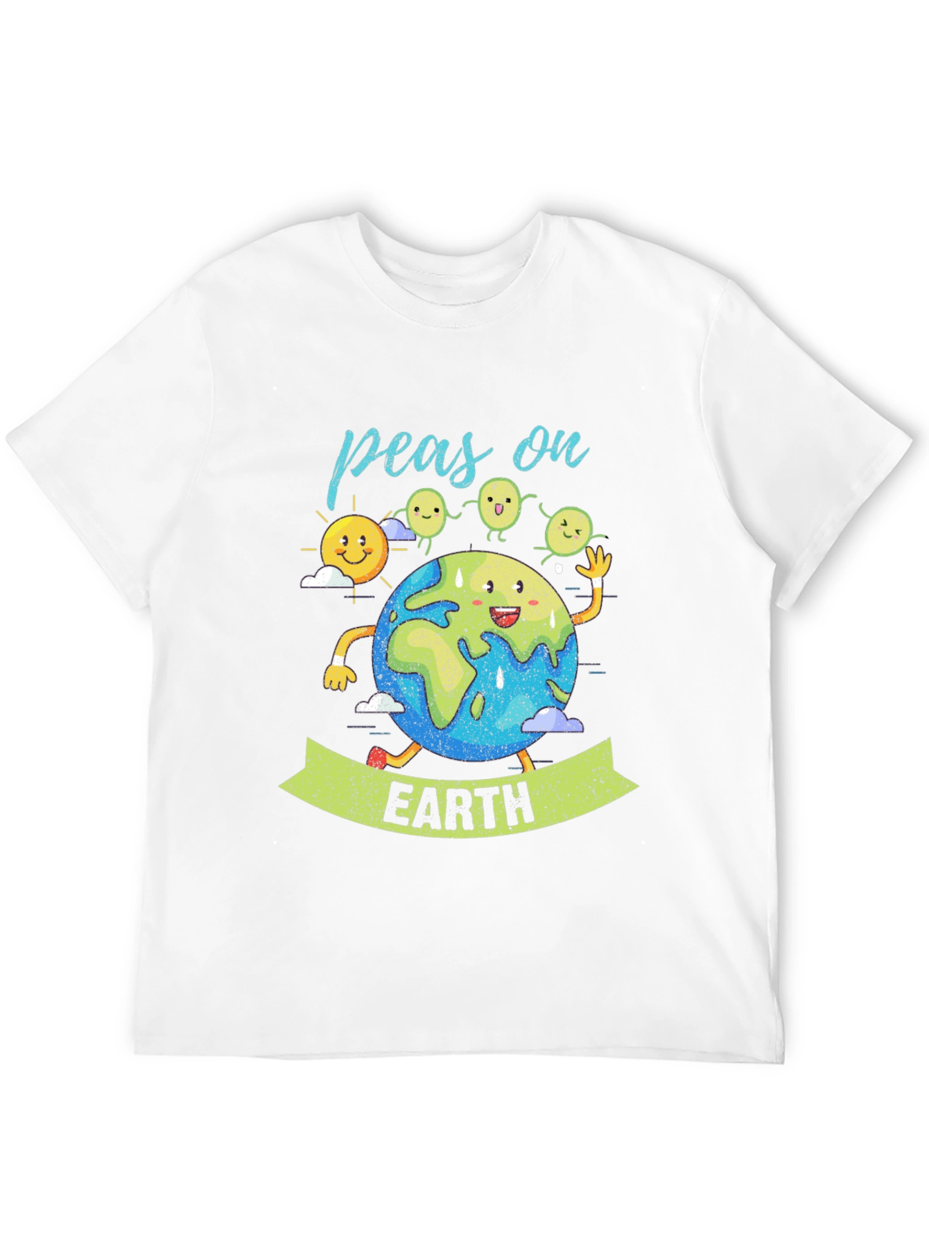Peas on Earth Graphic T-Shirt - Eco-Friendly Design - 12