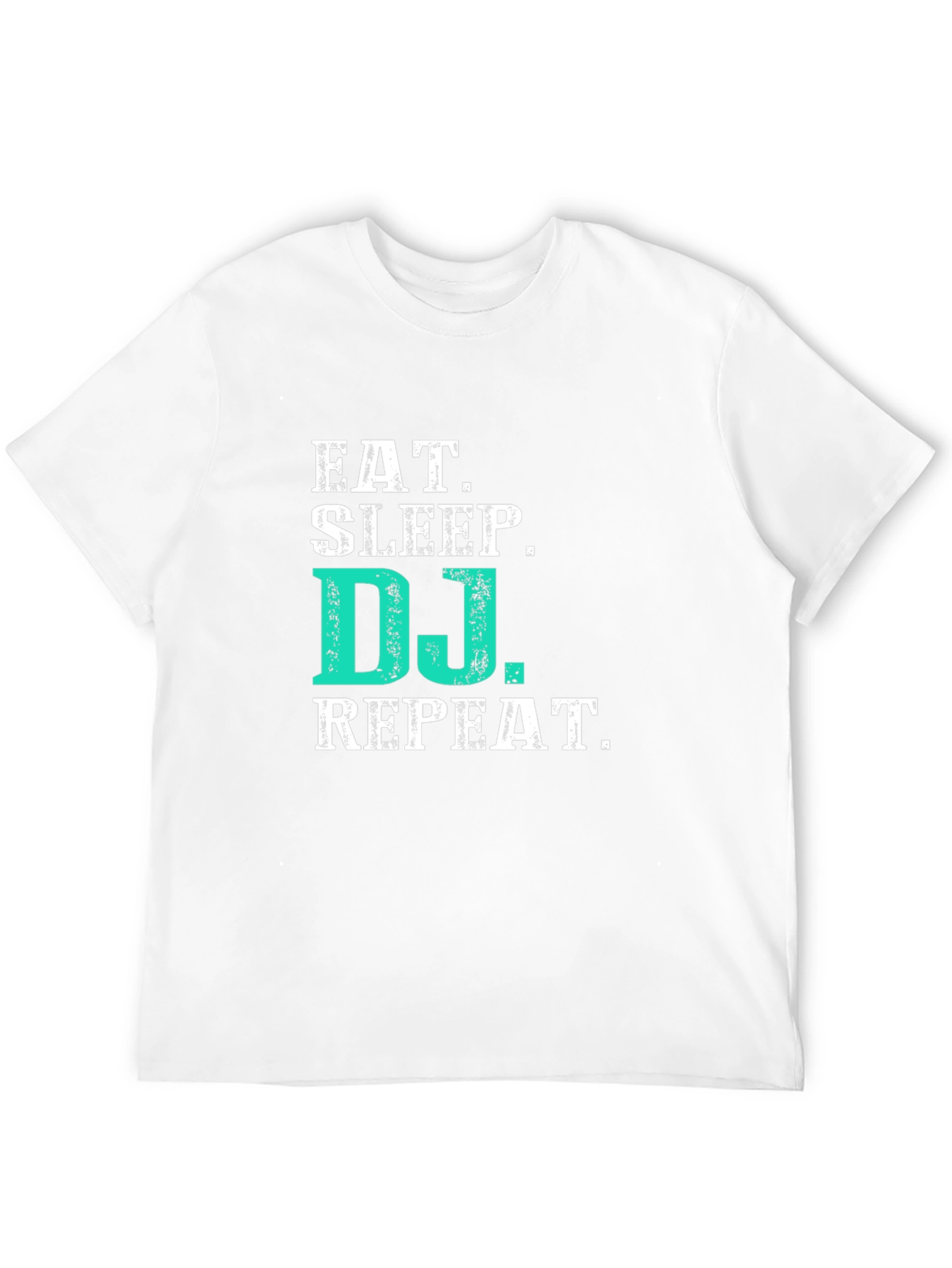 Black Eat Sleep DJ Repeat Graphic Tee - Black T-Shirt view 12