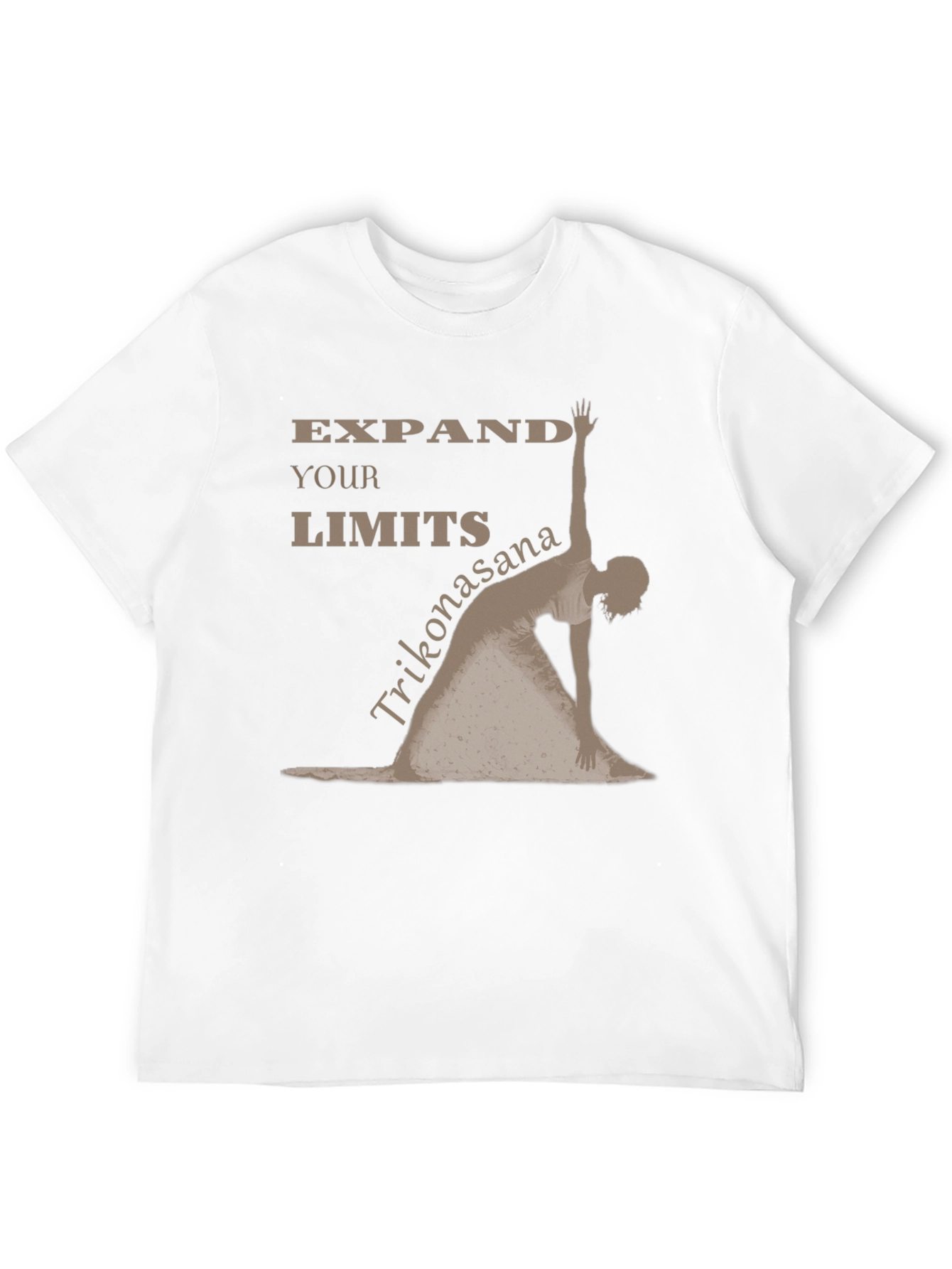 Black Expand Your Limits Yoga Pose Black T-Shirt view 12