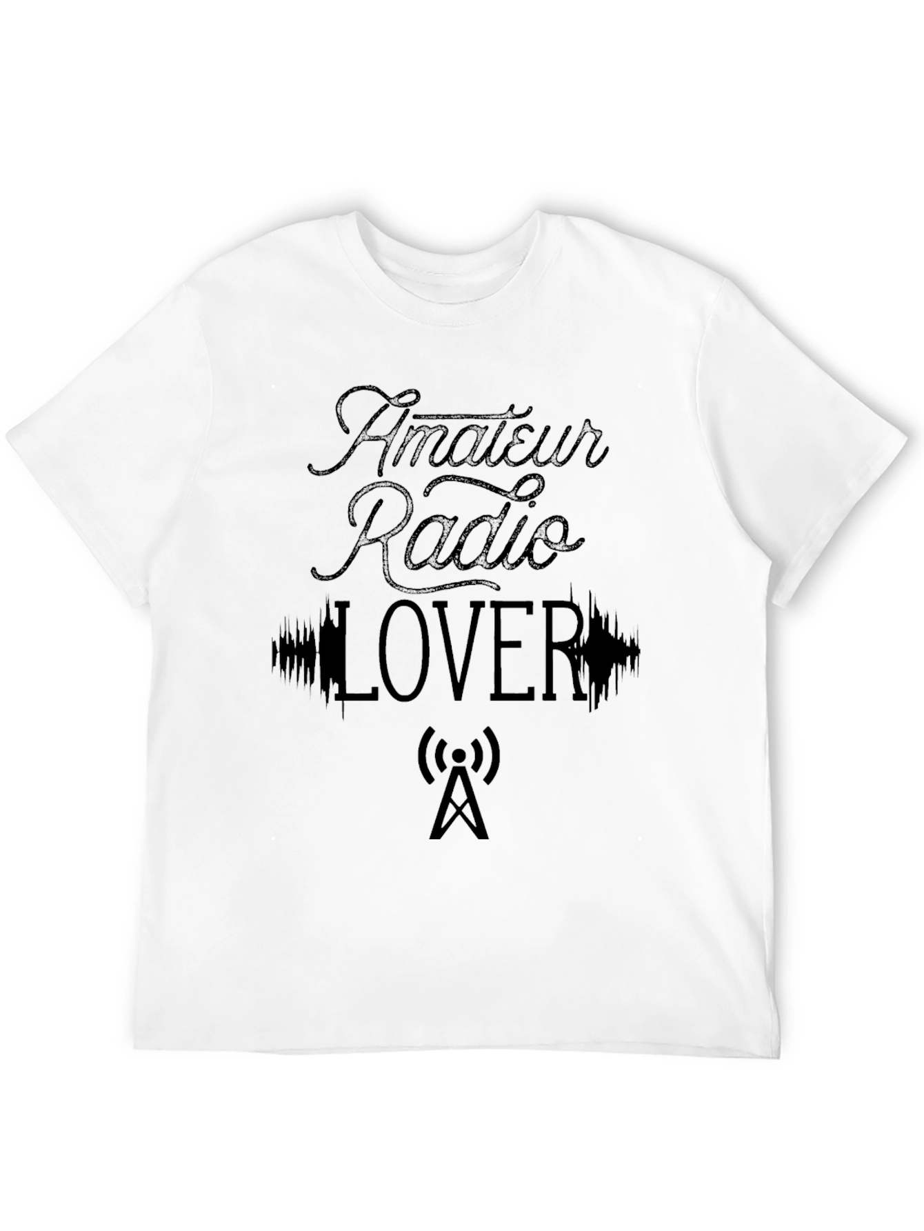 Black Amateur Radio Lover T-Shirt - Ham Radio Tee view 12
