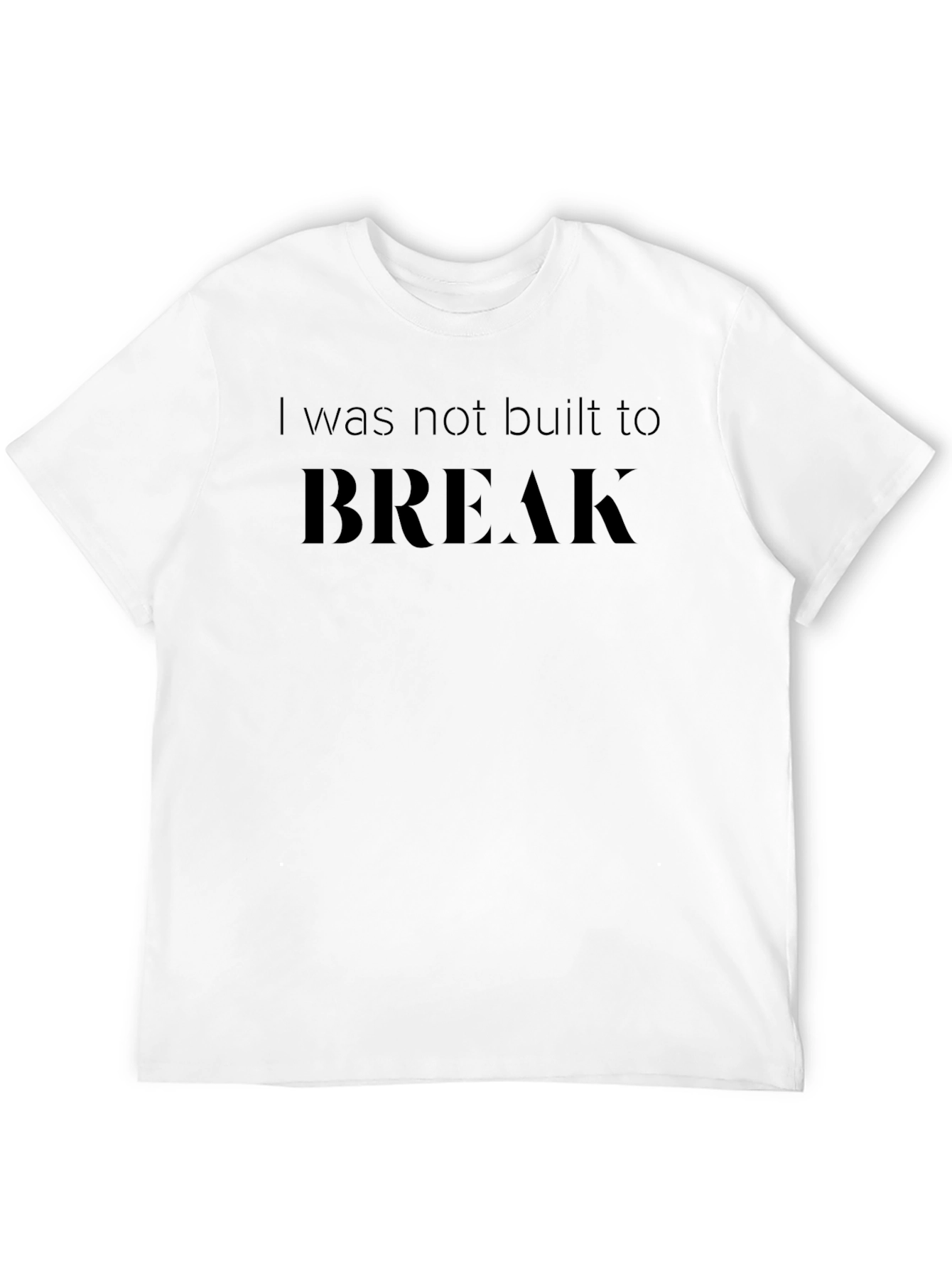 Black Resilient Strength: "Not Built to Break" T-Shirt view 12