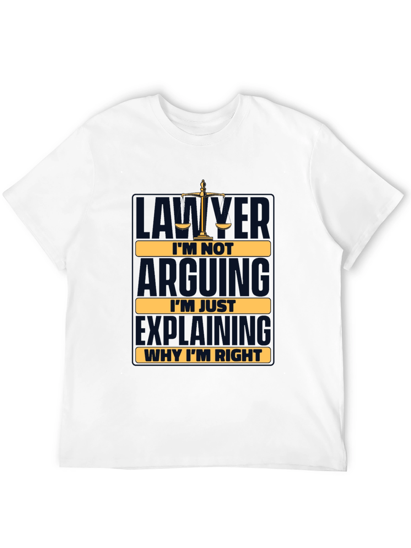 Black Lawyer Humor T-Shirt - I'm Not Arguing, I'm Explaining view 12