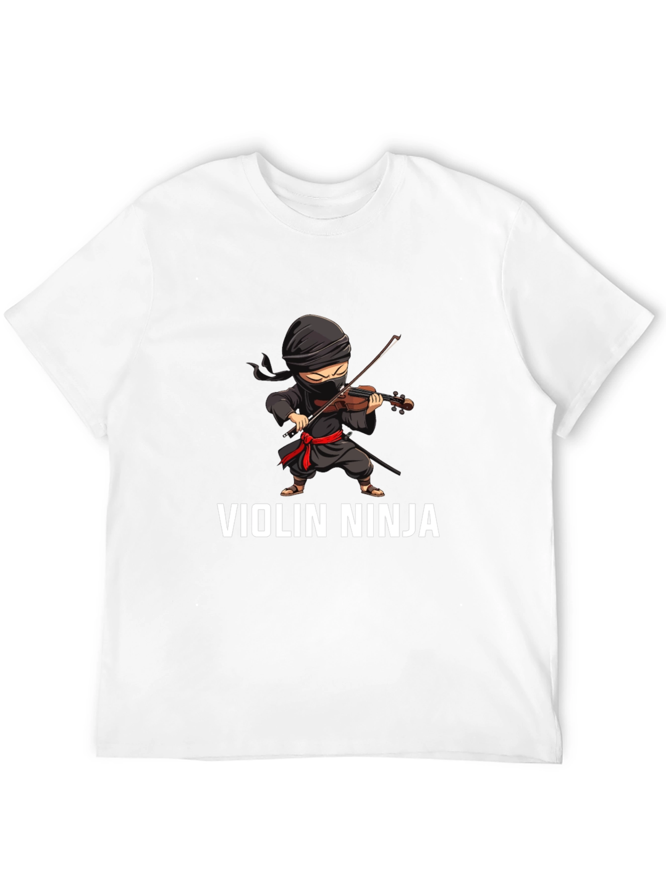 Black Violin Ninja Graphic Tee - Unique Musician T-Shirt view 12