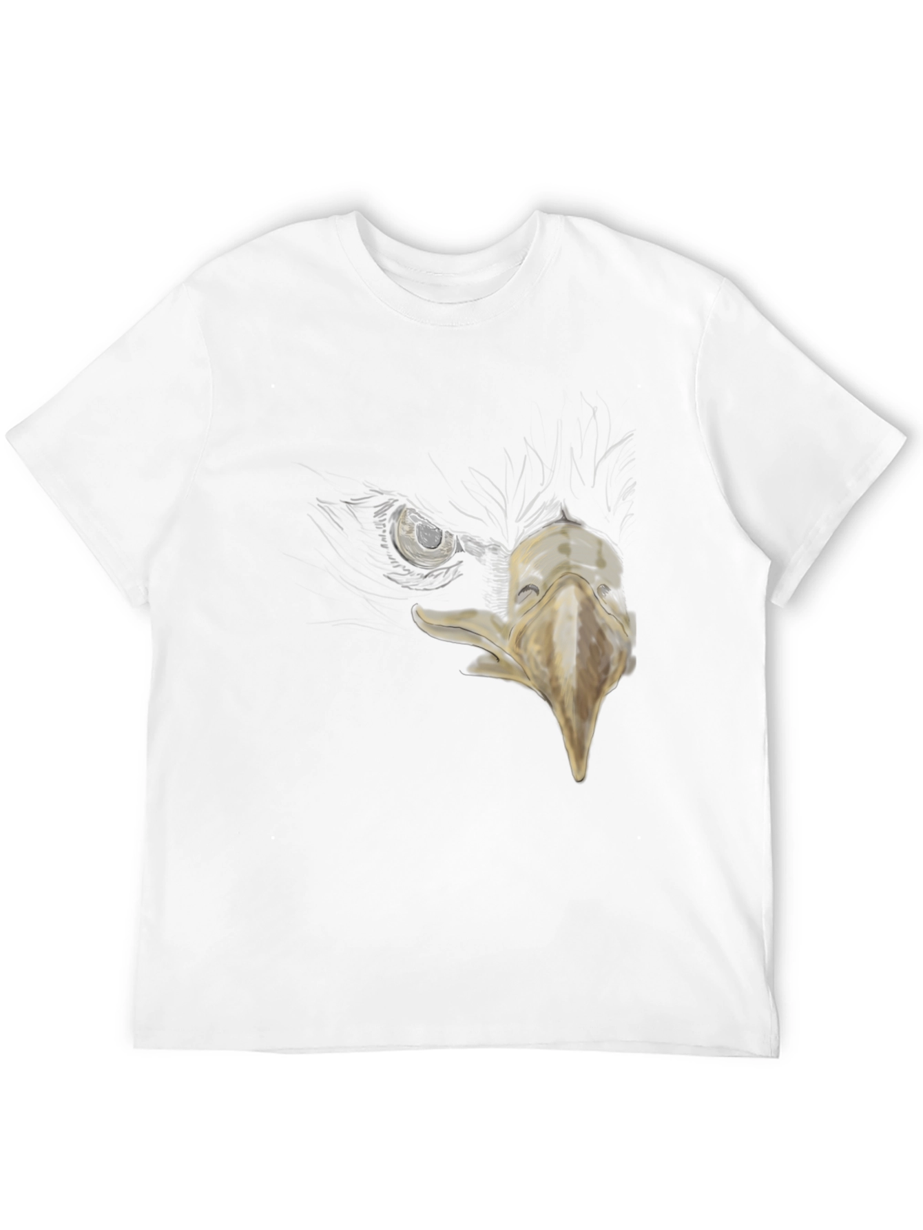 Black Eagle Eye Graphic Print T-Shirt view 12