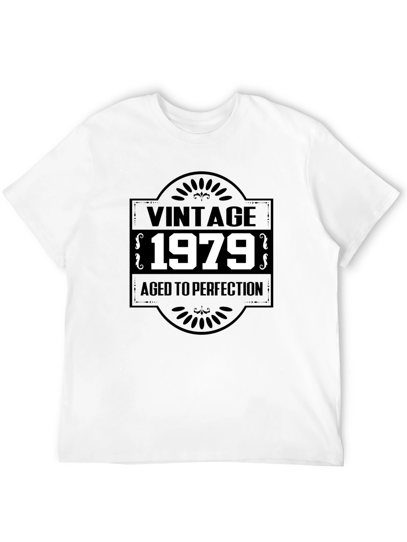 Black Vintage 1979 Aged To Perfection T-Shirt view 12
