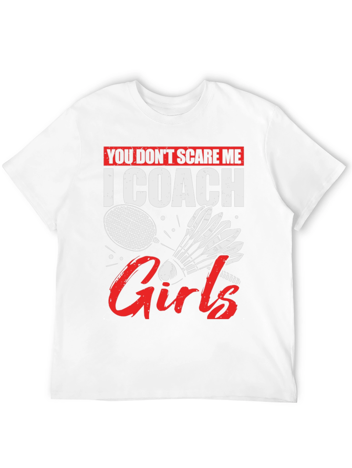 Black I Coach Girls Badminton T-Shirt view 12