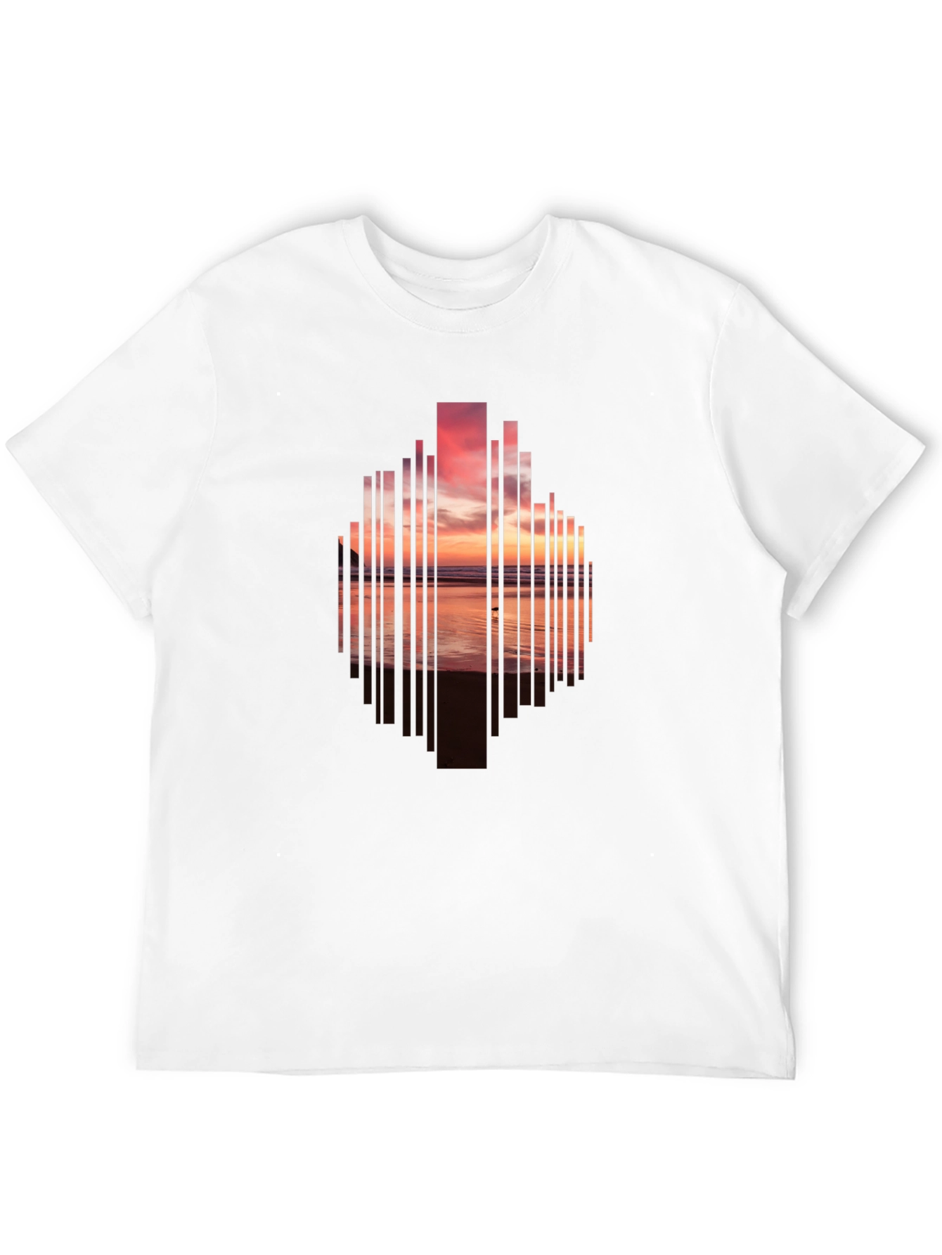 Black Sunset Cityscape Graphic Tee - Modern Style view 12