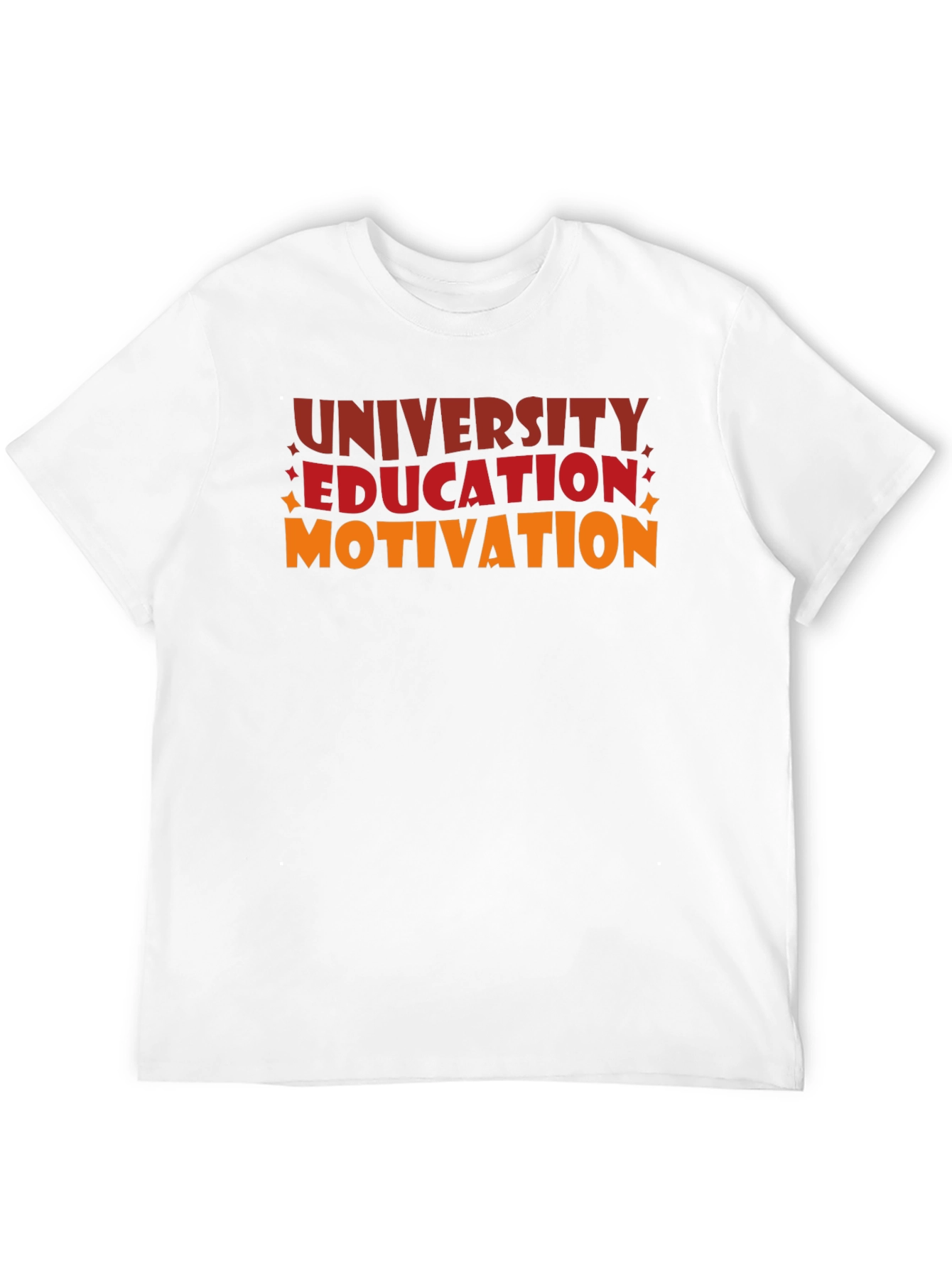 Black University Education Motivation Graphic Tee view 12