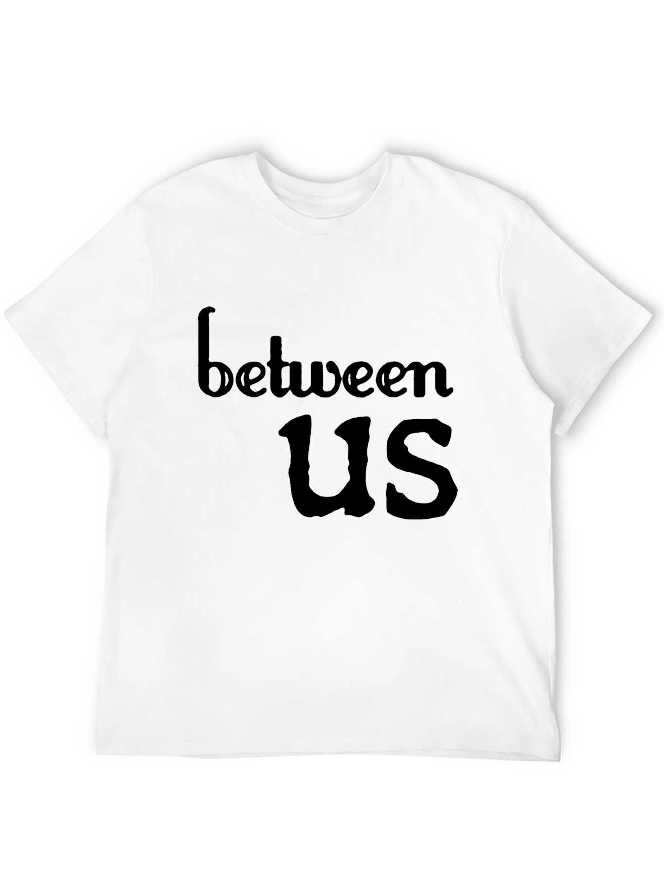 Black Between Us Black T-Shirt - Casual Style view 12