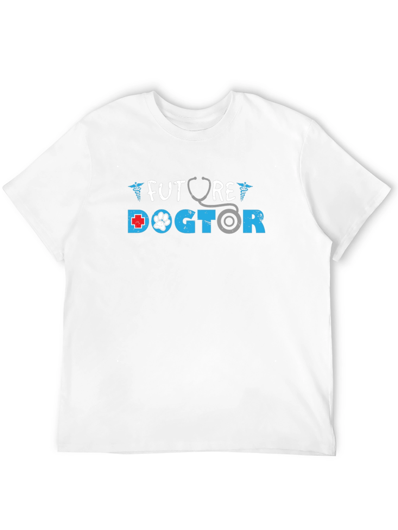 Black Future Doctor T-Shirt: Veterinary Student Tee view 12
