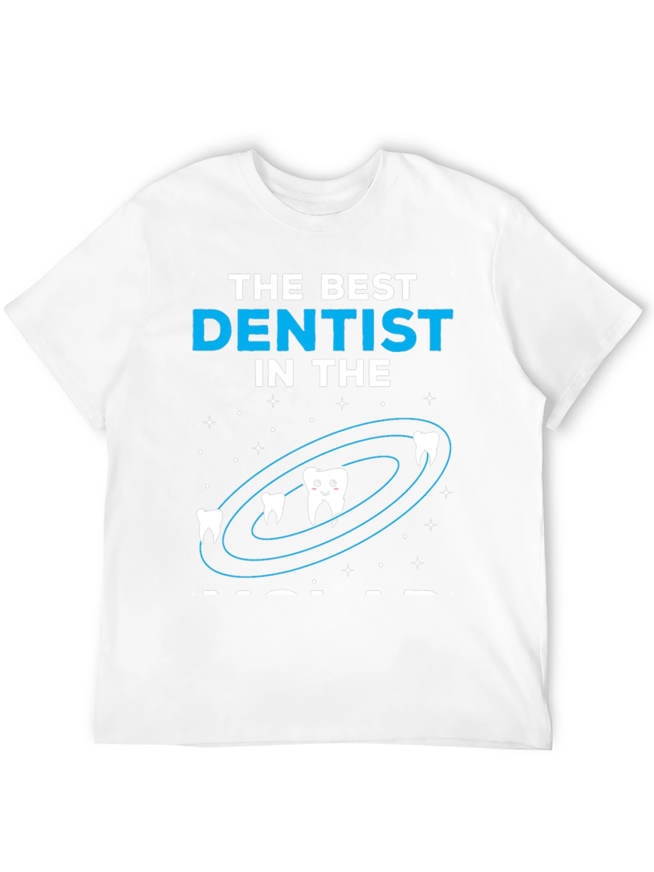 Black Best Dentist in the Galaxy Graphic T-Shirt view 12