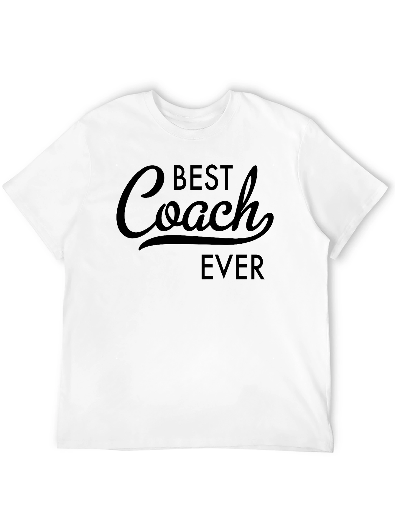 Black Best Coach Ever T-Shirt view 12