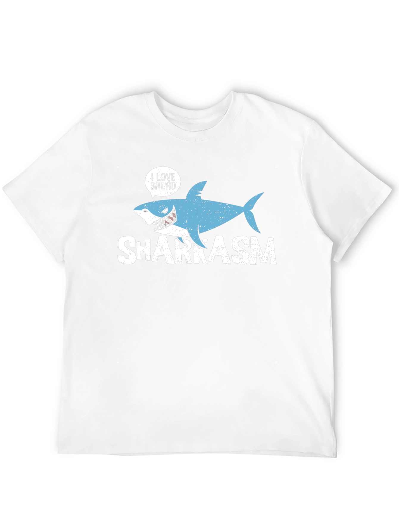 Black Sharkasm I Love Salad Graphic T-Shirt view 12
