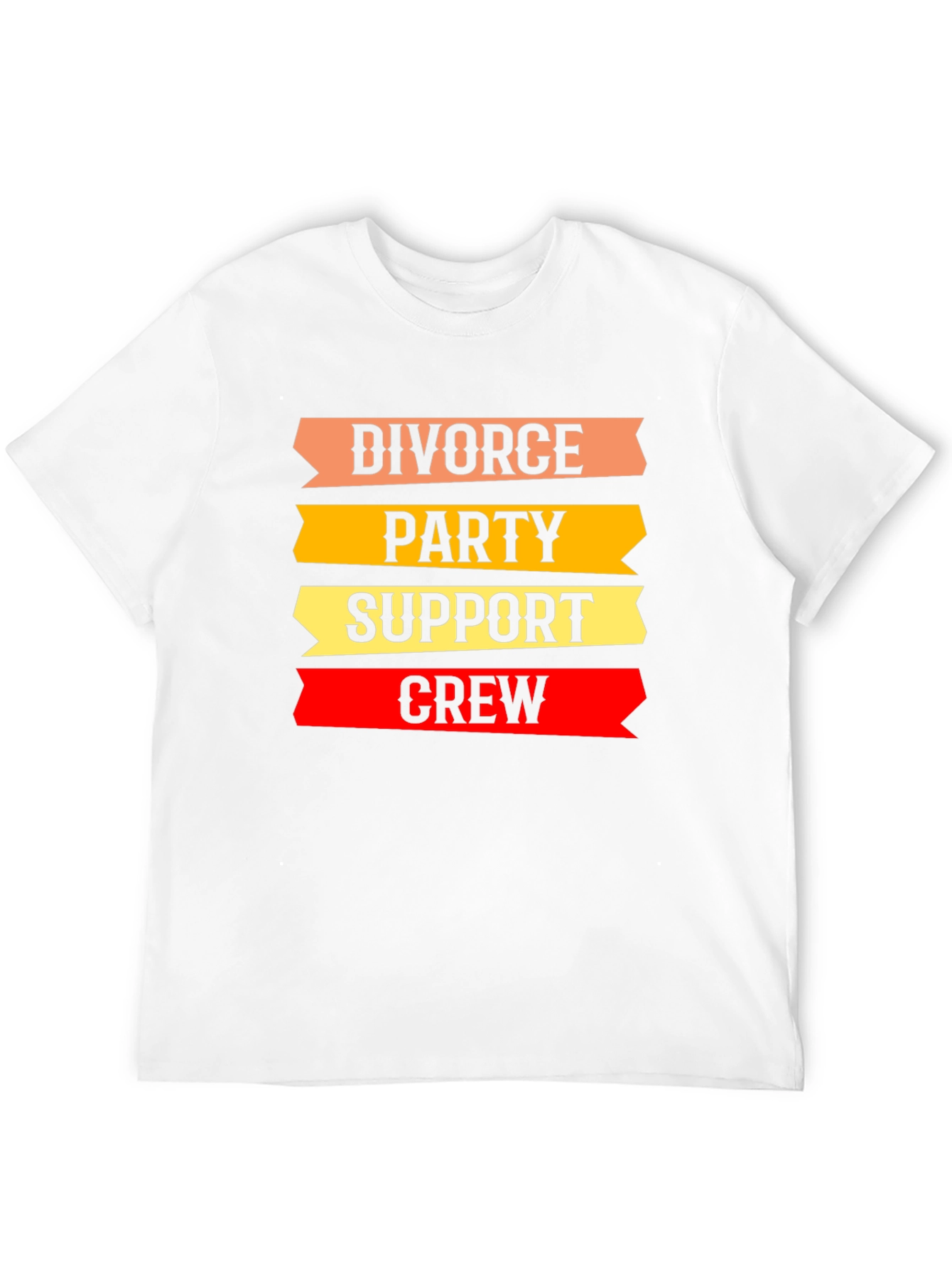 Black Divorce Party Support Crew T-Shirt view 12