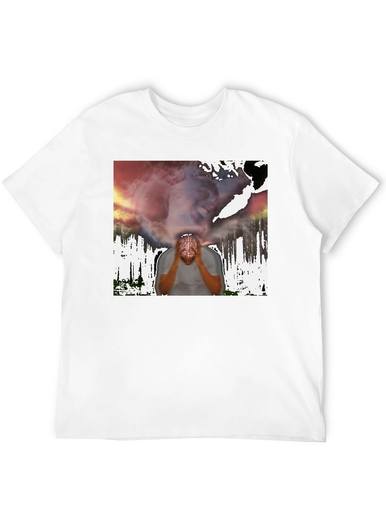 Black Brainstorm T-Shirt: Mind Over Matter Graphic Tee view 12