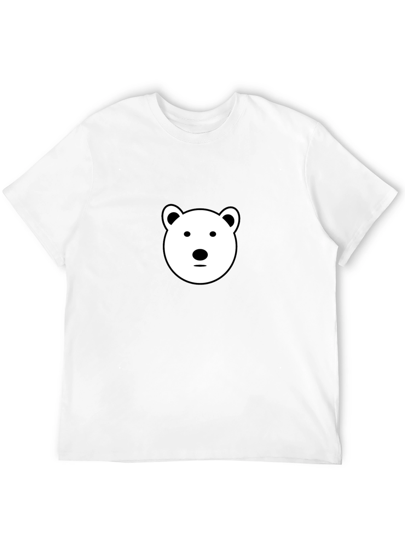 Black Cool Bear Graphic Black T-Shirt view 12