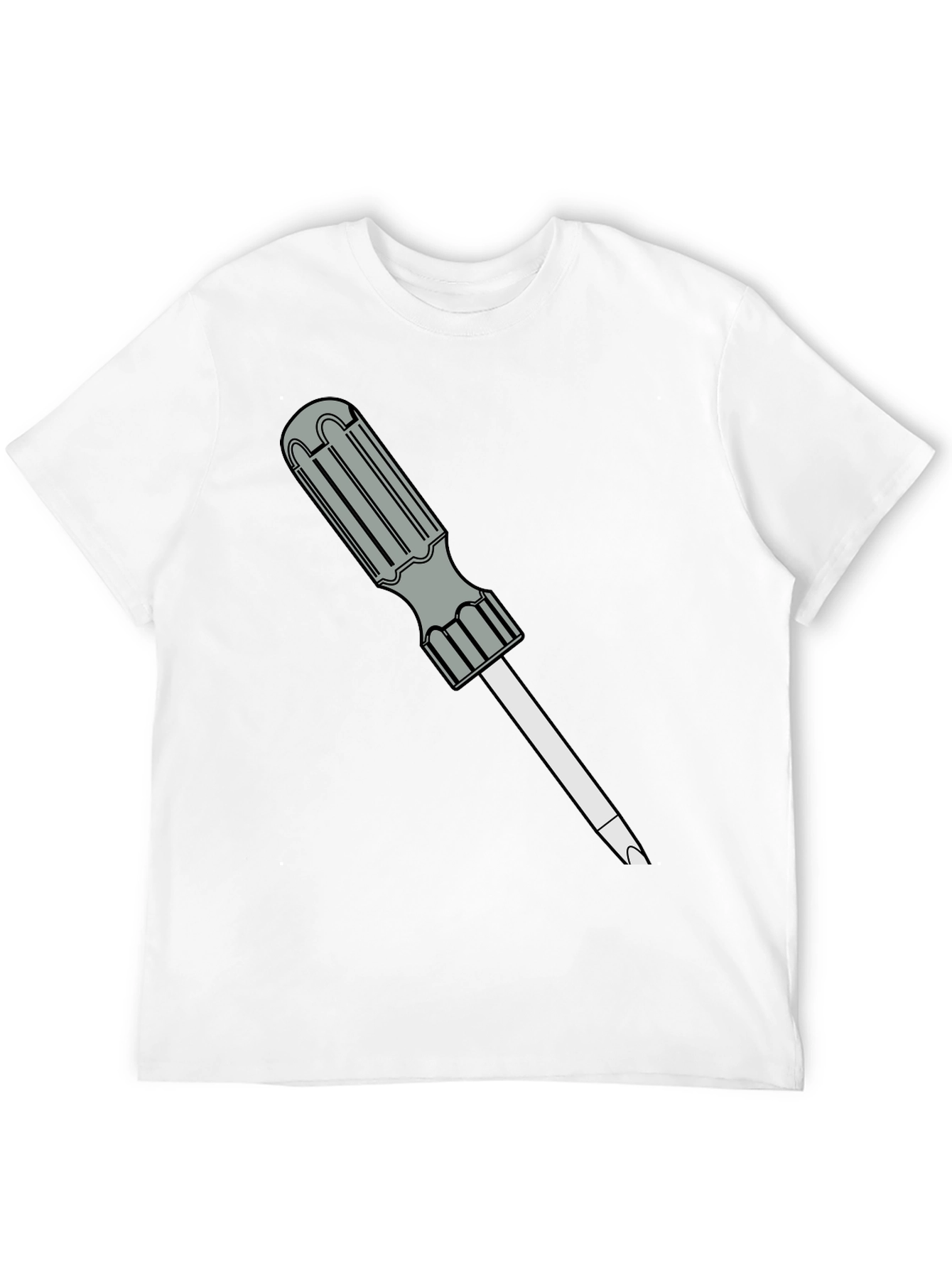 Black Screwdriver Graphic Black T-Shirt view 12
