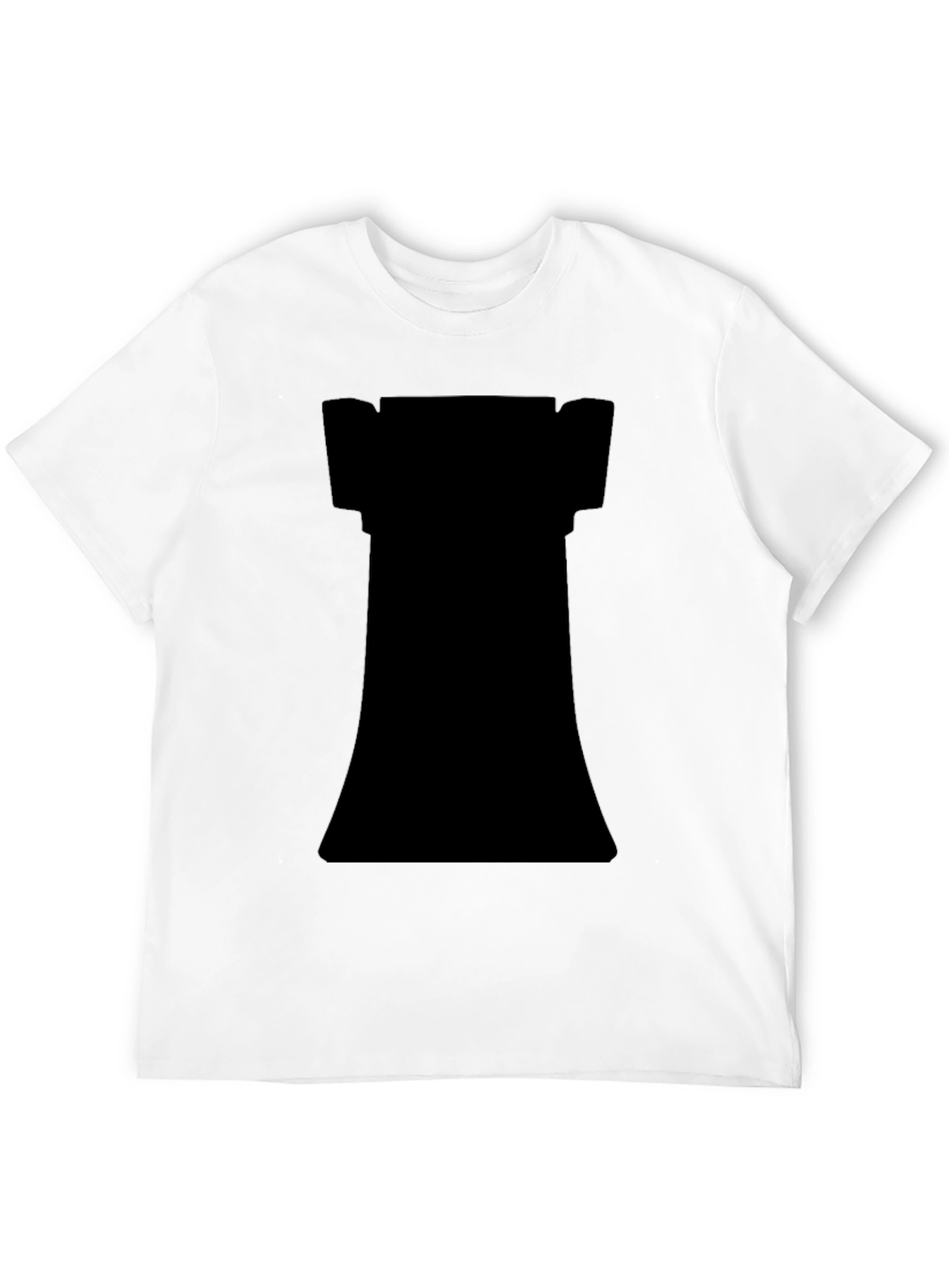 Black Chess Rook Graphic T-Shirt - Black view 12