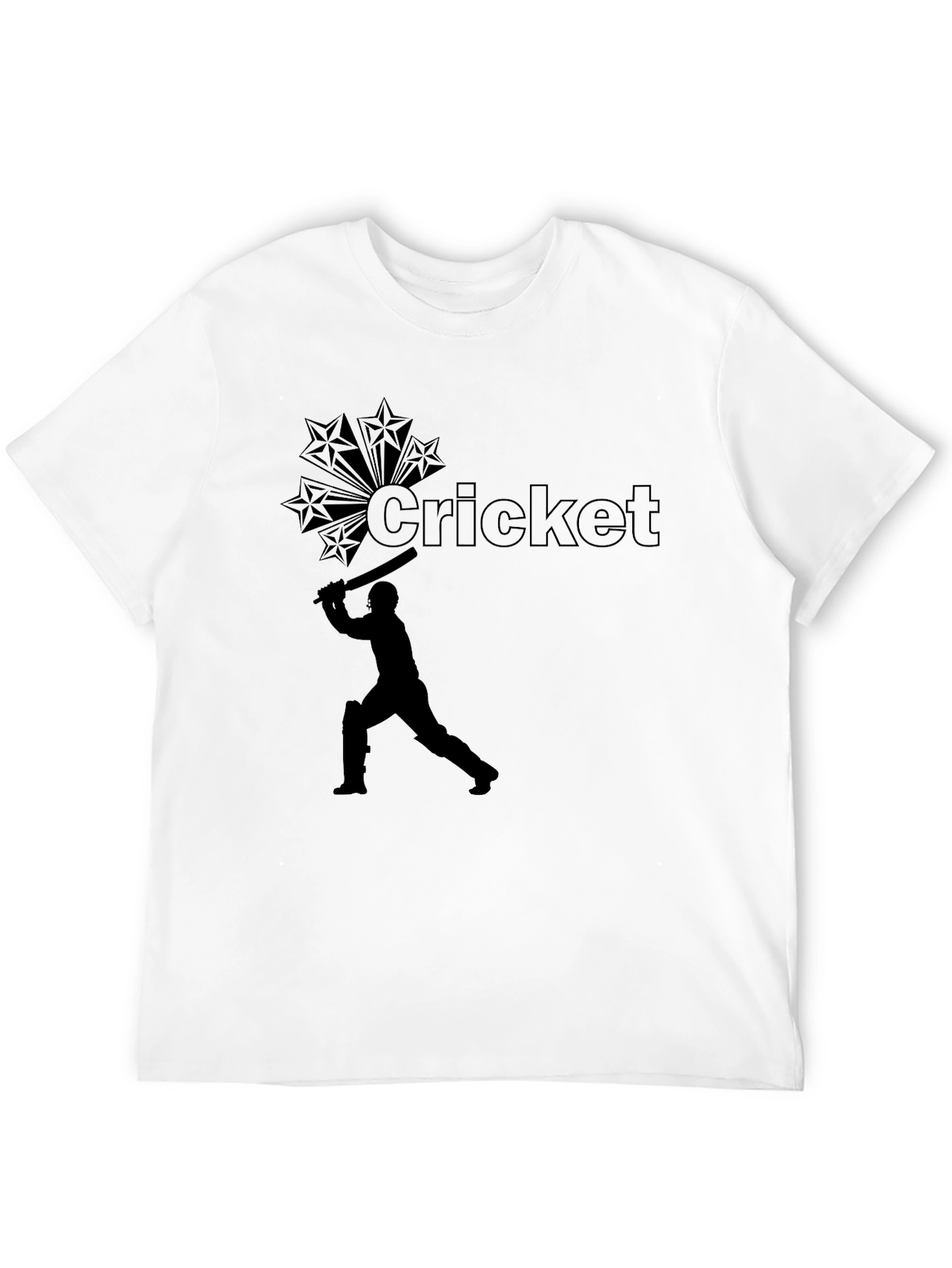Cricket Star Black T-Shirt - 12