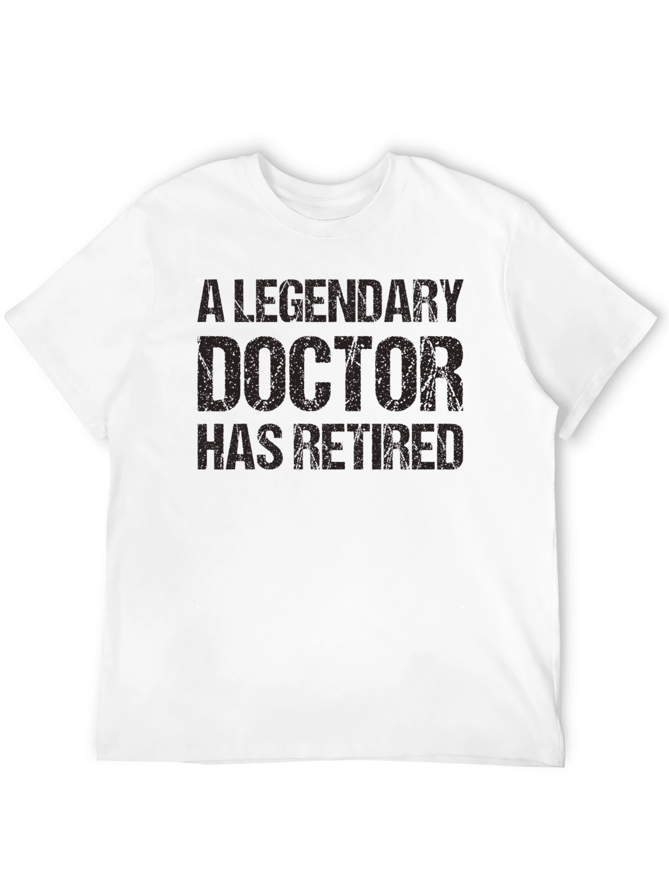Black Legendary Doctor Retired Graphic T-Shirt view 12