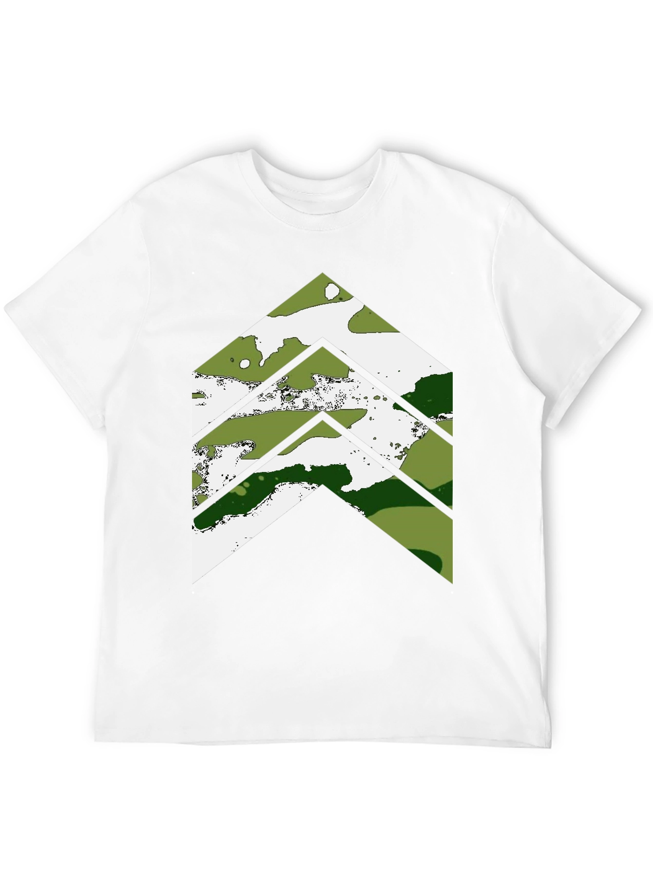 Black Camo Chevron Graphic Tee - Casual Style view 12